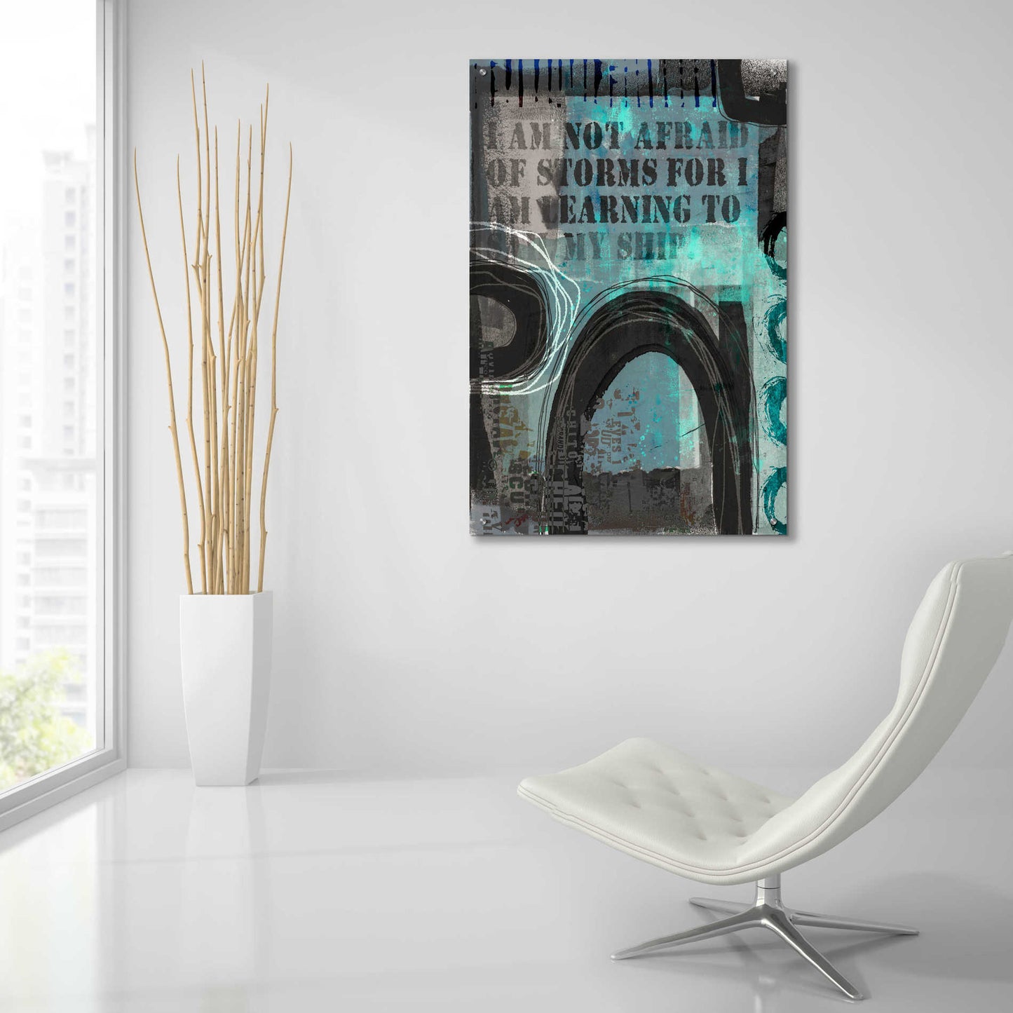 Epic Art 'Not Afraid Of Storms' by Andrea Haase Acrylic Glass Wall Art,24x36