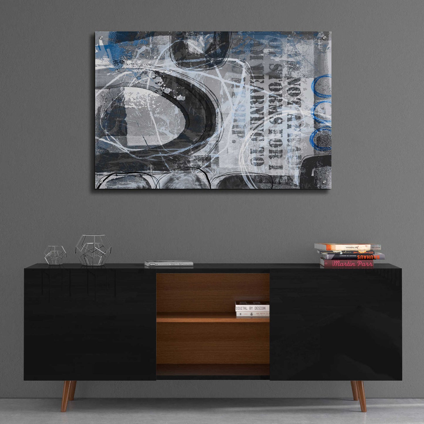 Epic Art 'Stormy Waters' by Andrea Haase Acrylic Glass Wall Art,36x24