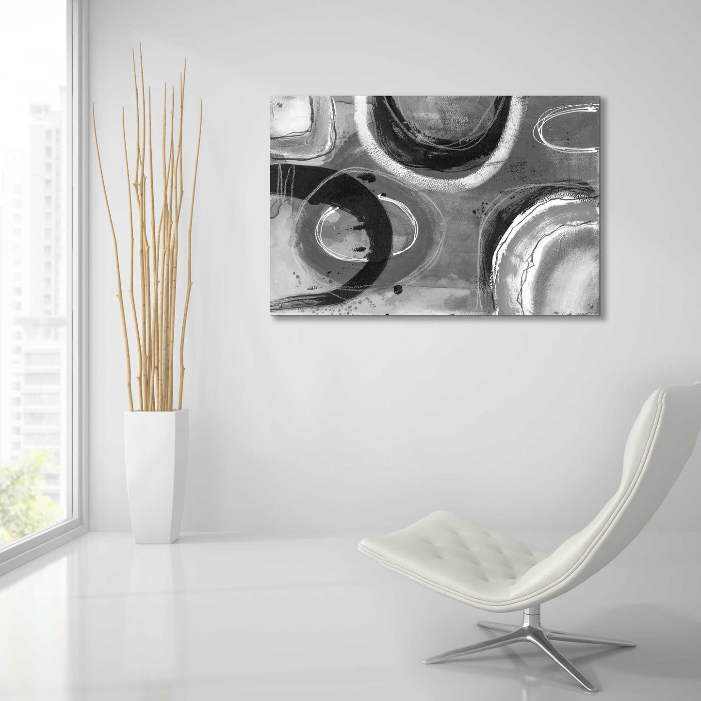 Epic Art 'Inner Circle' by Andrea Haase Acrylic Glass Wall Art,36x24