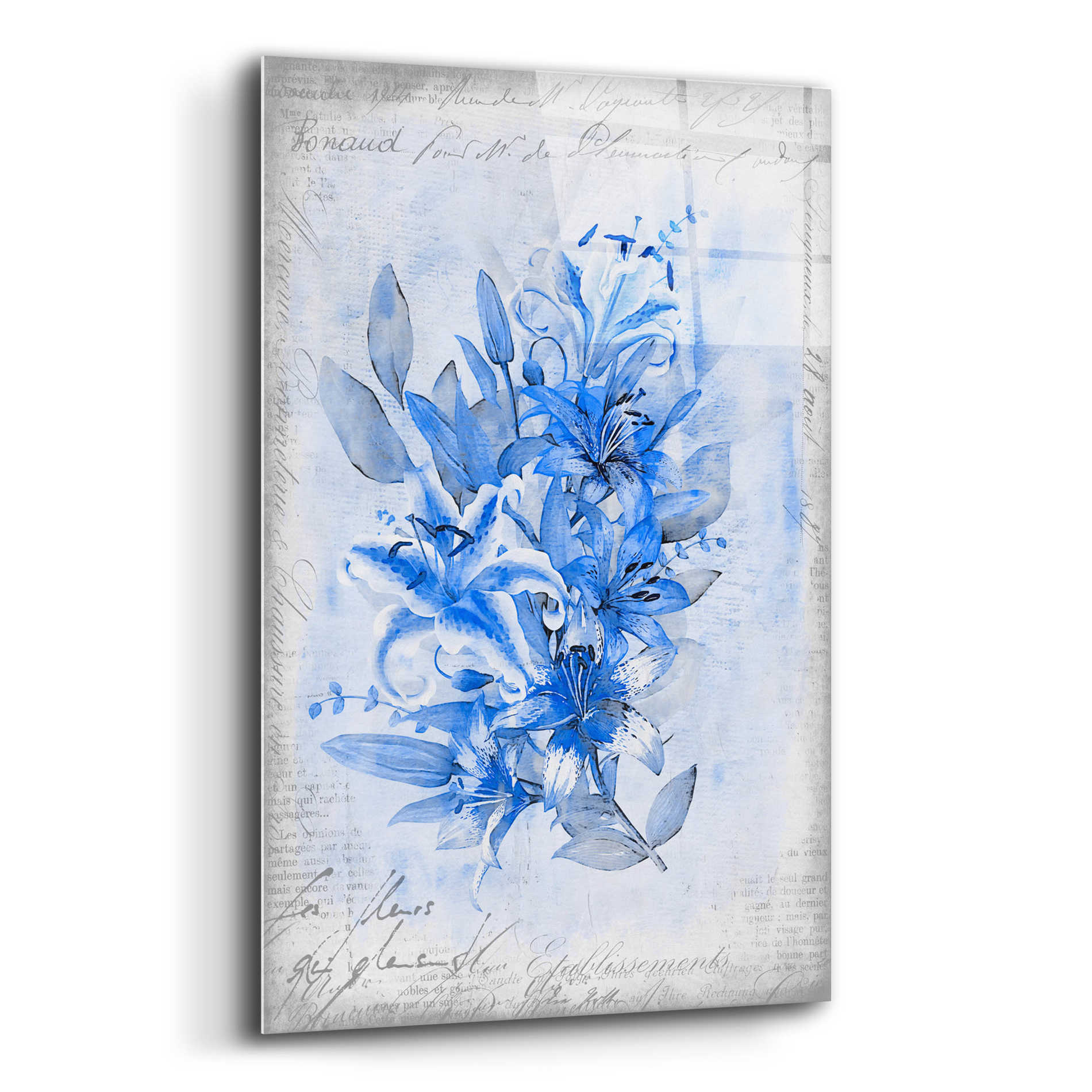 Epic Art 'Blue Summer Dream' by Andrea Haase Acrylic Glass Wall Art,12x16