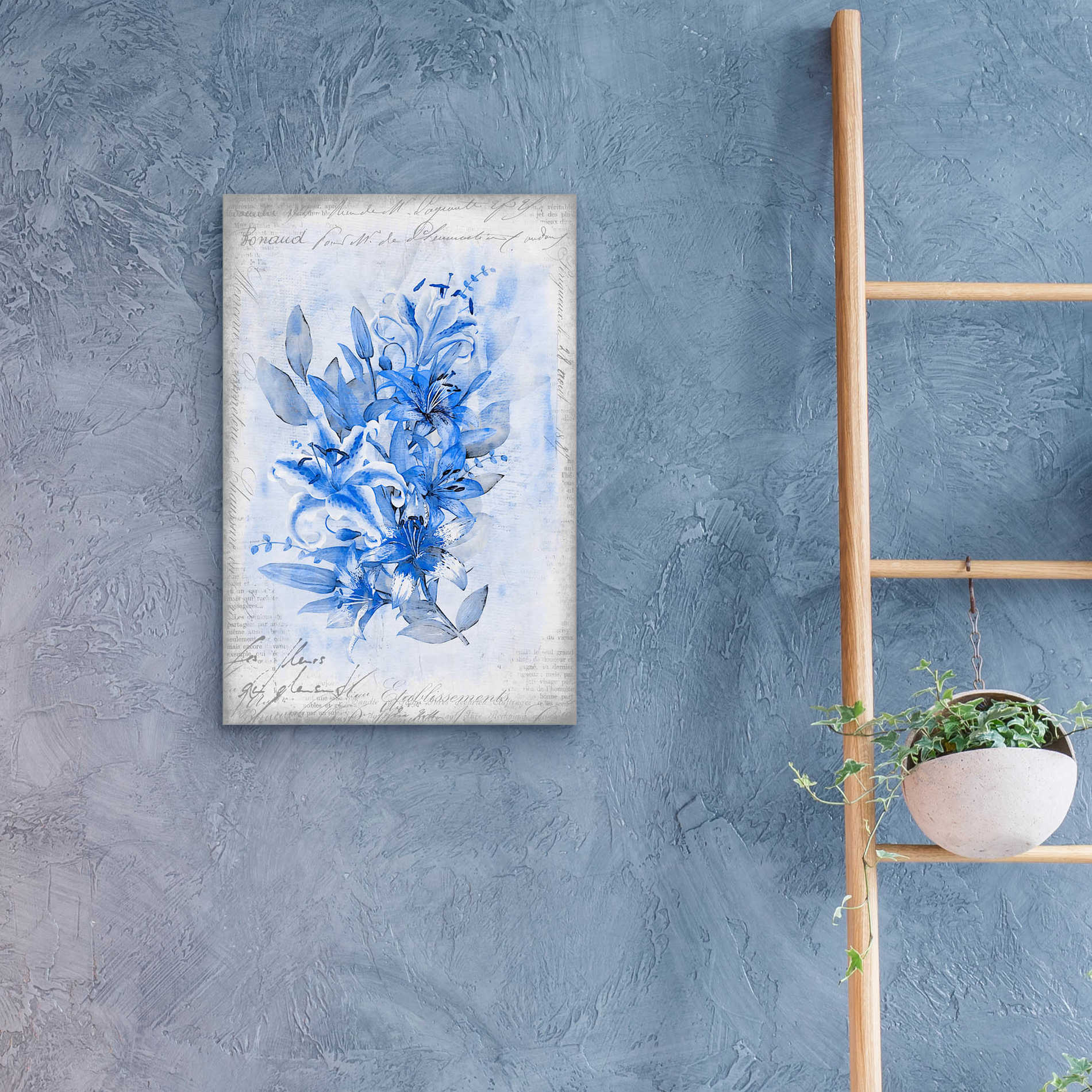 Epic Art 'Blue Summer Dream' by Andrea Haase Acrylic Glass Wall Art,16x24