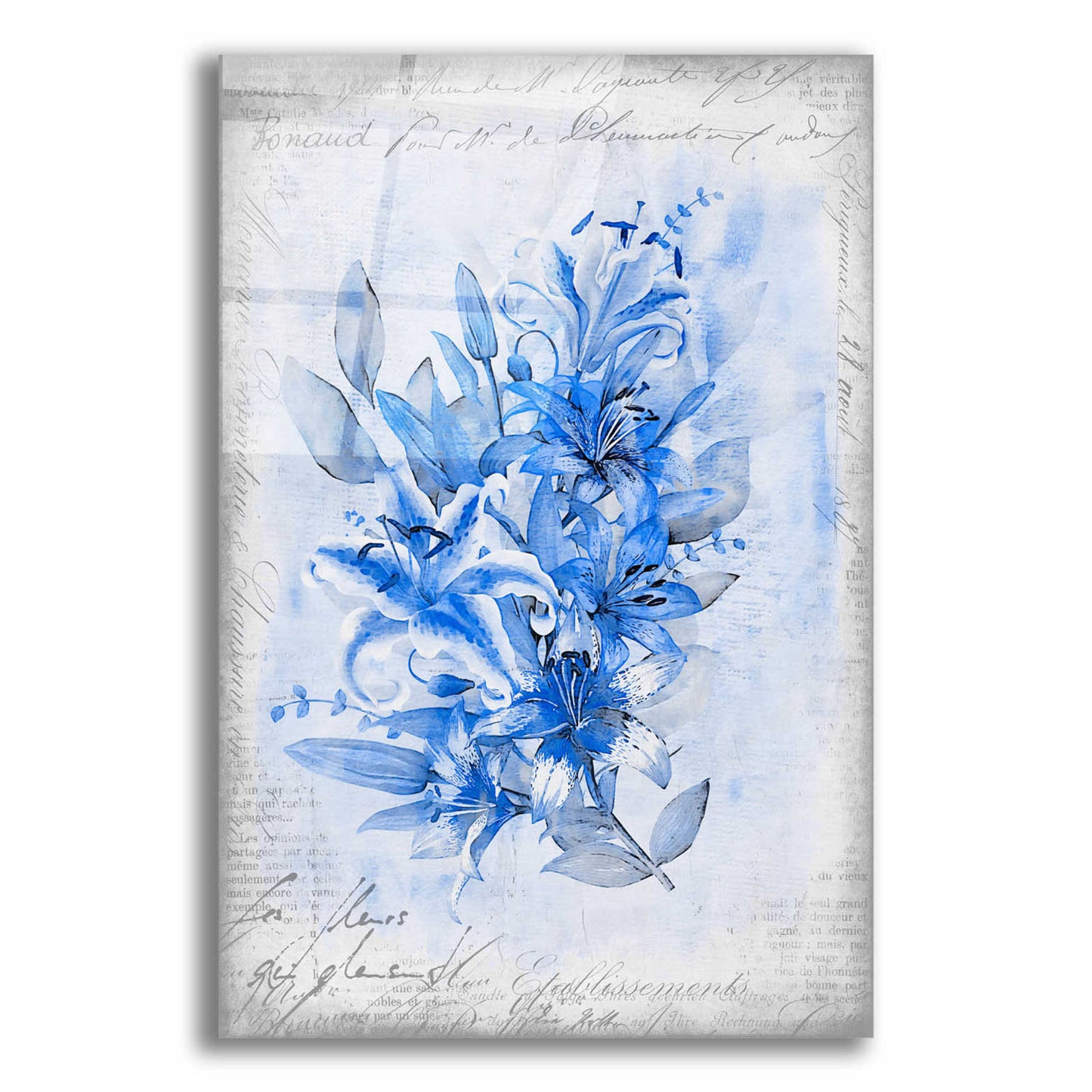 Epic Art 'Blue Summer Dream' by Andrea Haase Acrylic Glass Wall Art,16x24