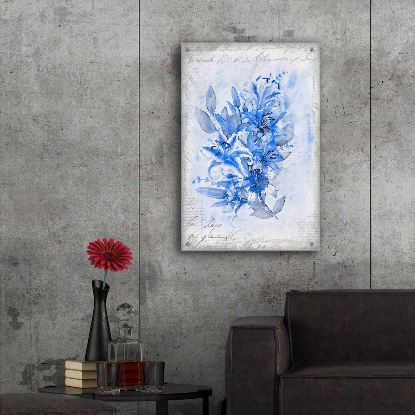 Epic Art 'Blue Summer Dream' by Andrea Haase Acrylic Glass Wall Art,24x36