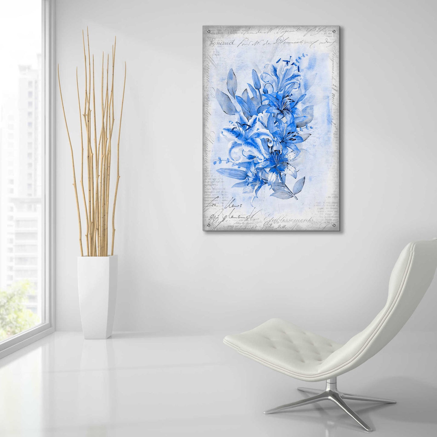 Epic Art 'Blue Summer Dream' by Andrea Haase Acrylic Glass Wall Art,24x36