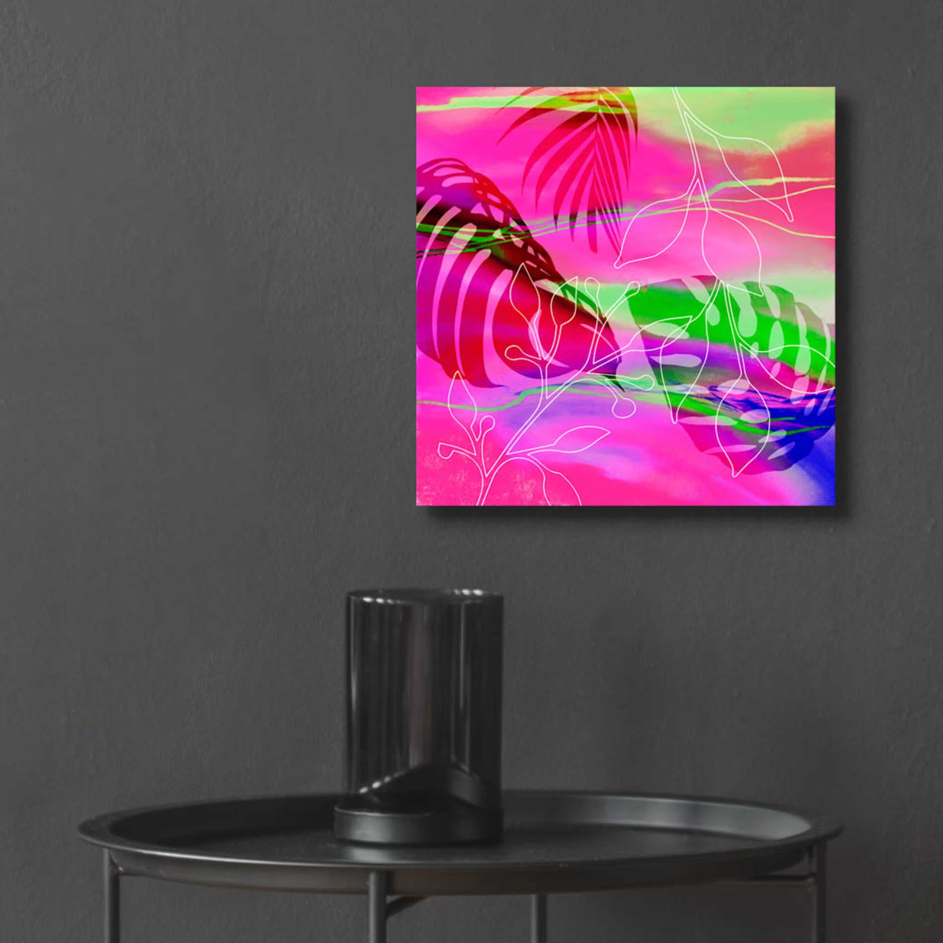 Epic Art 'Tropical Vibe' by Andrea Haase Acrylic Glass Wall Art,12x12