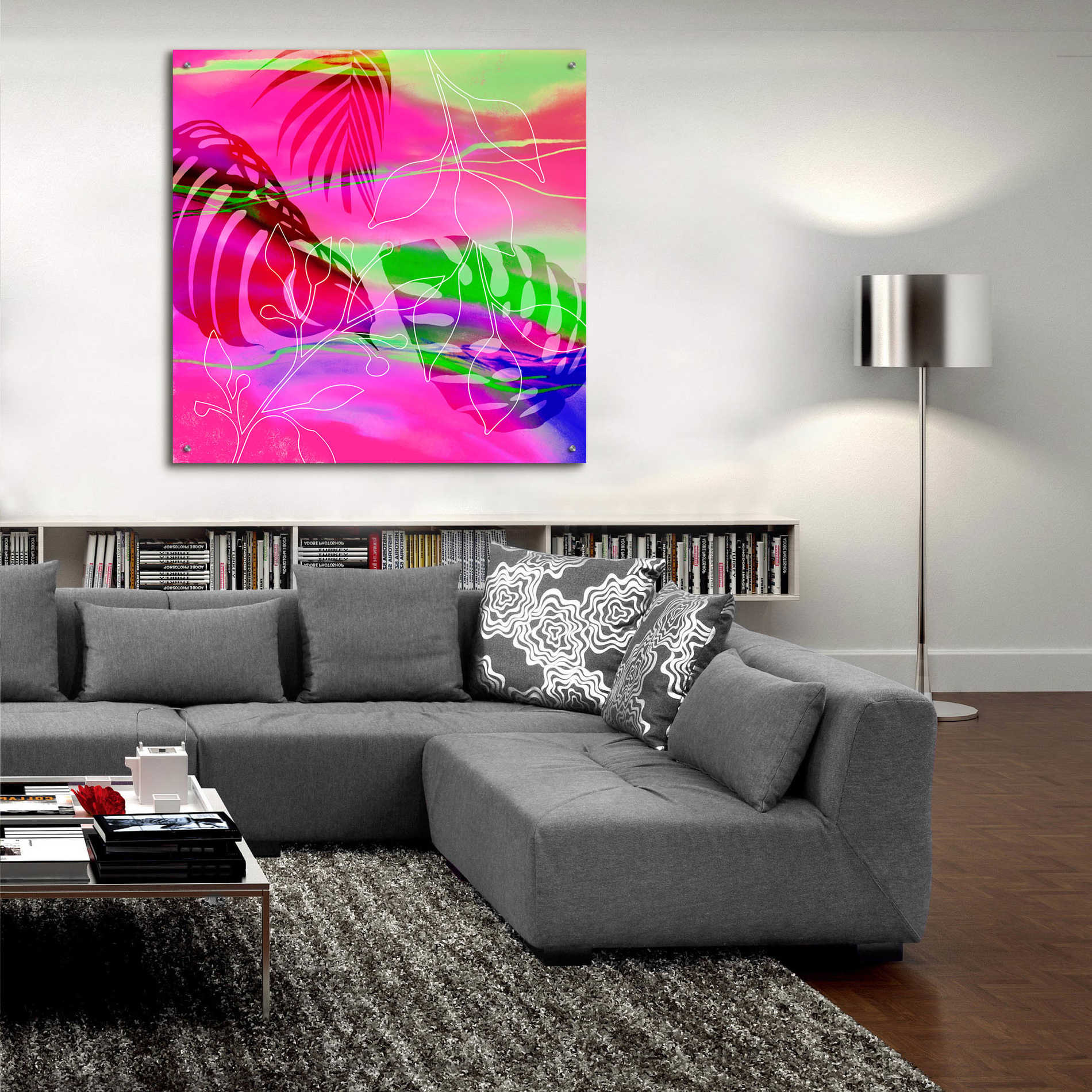 Epic Art 'Tropical Vibe' by Andrea Haase Acrylic Glass Wall Art,36x36