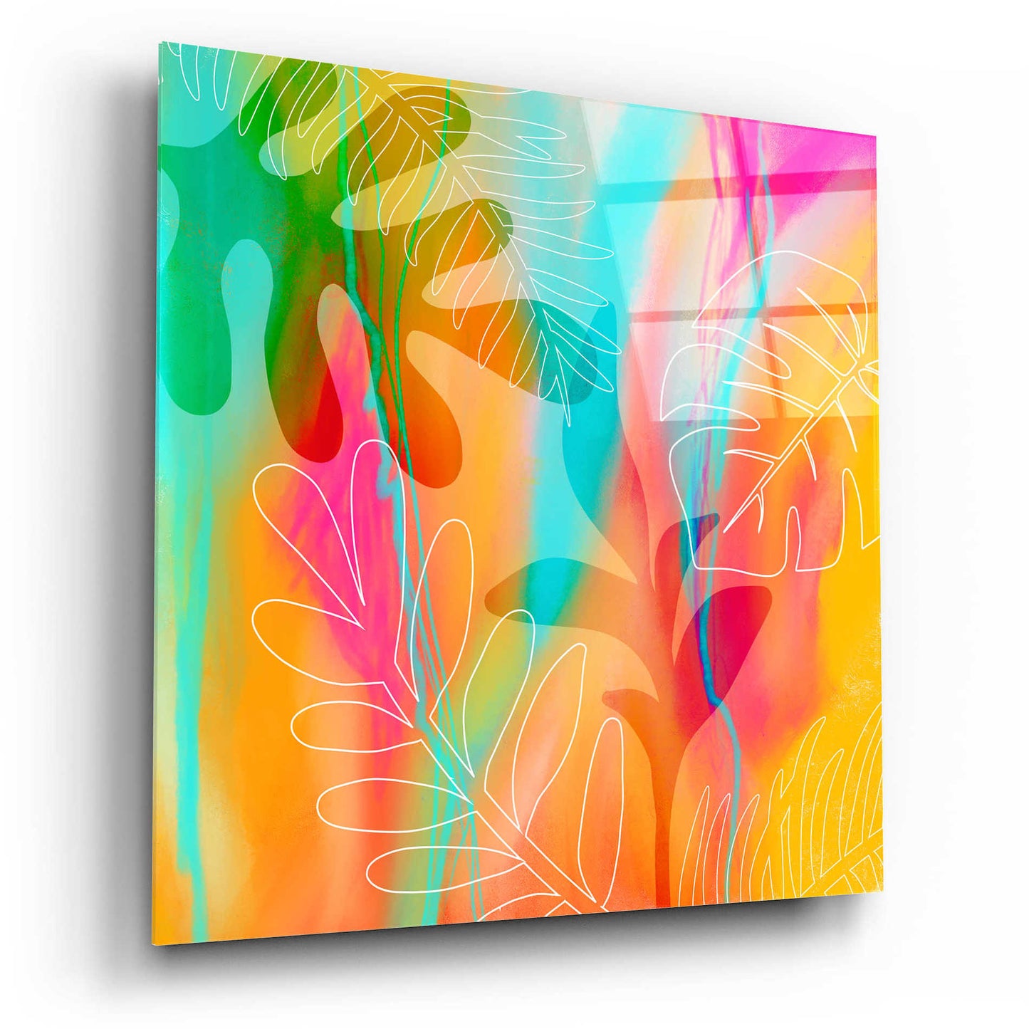 Epic Art 'Tropical Journey' by Andrea Haase Acrylic Glass Wall Art,12x12