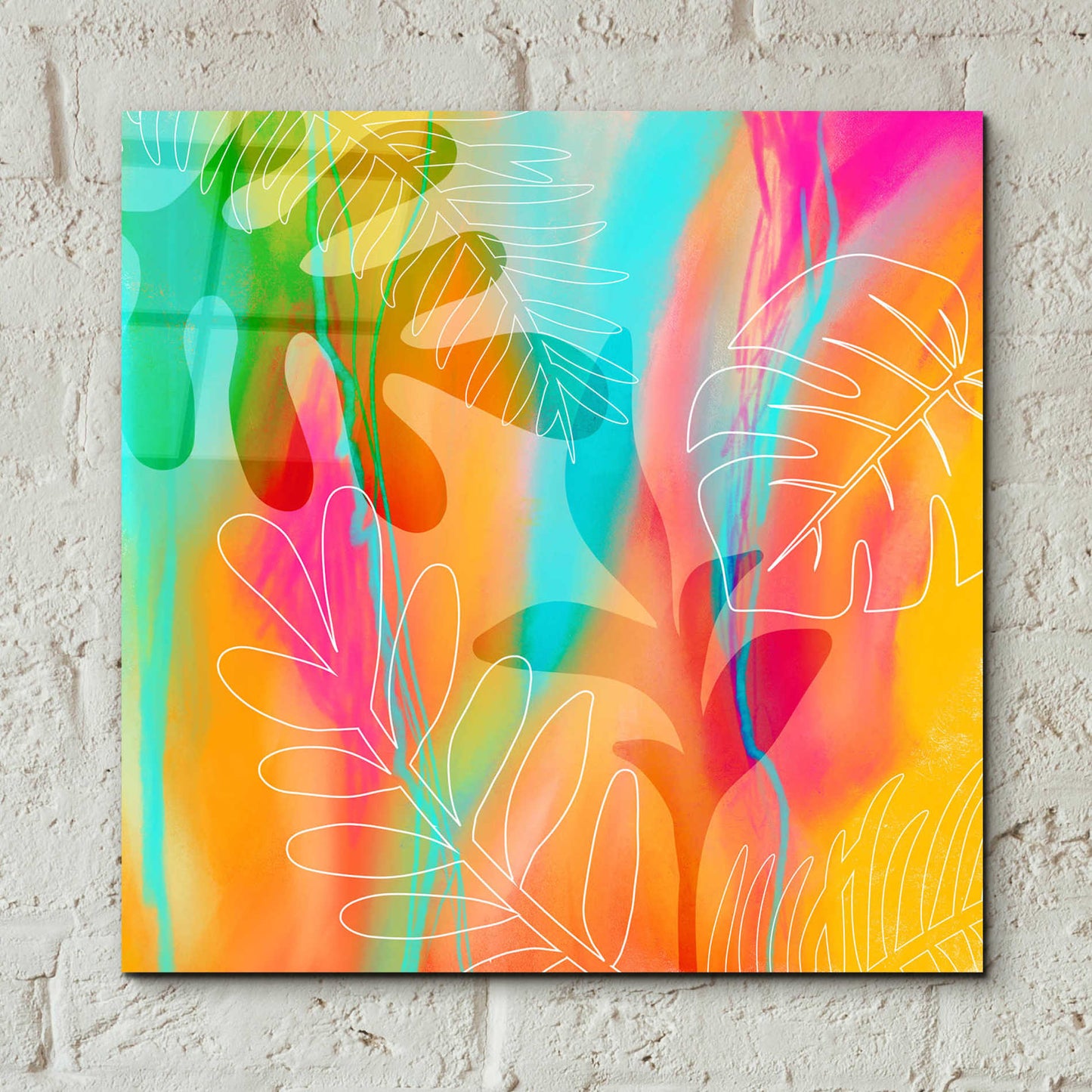 Epic Art 'Tropical Journey' by Andrea Haase Acrylic Glass Wall Art,12x12