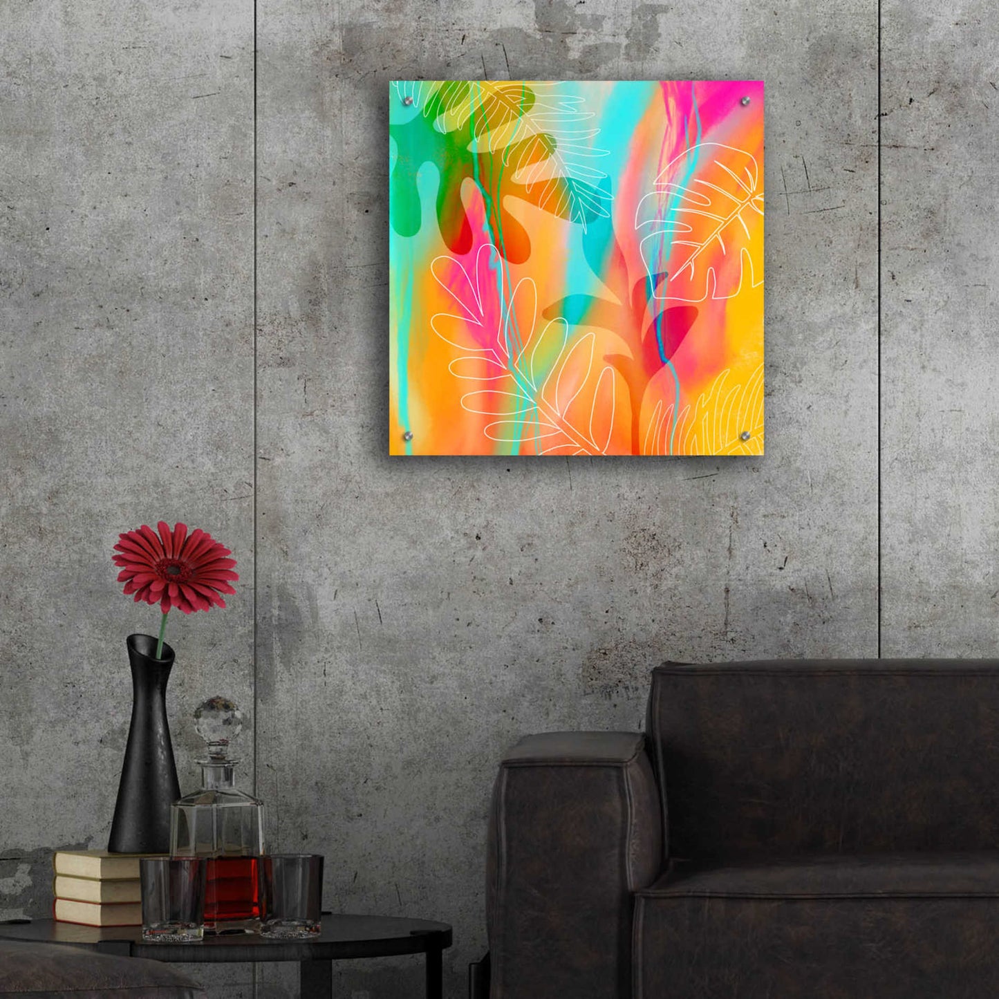 Epic Art 'Tropical Journey' by Andrea Haase Acrylic Glass Wall Art,24x24