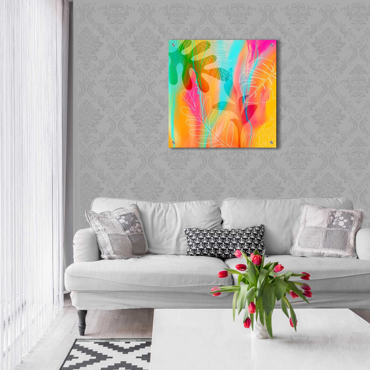 Epic Art 'Tropical Journey' by Andrea Haase Acrylic Glass Wall Art,24x24