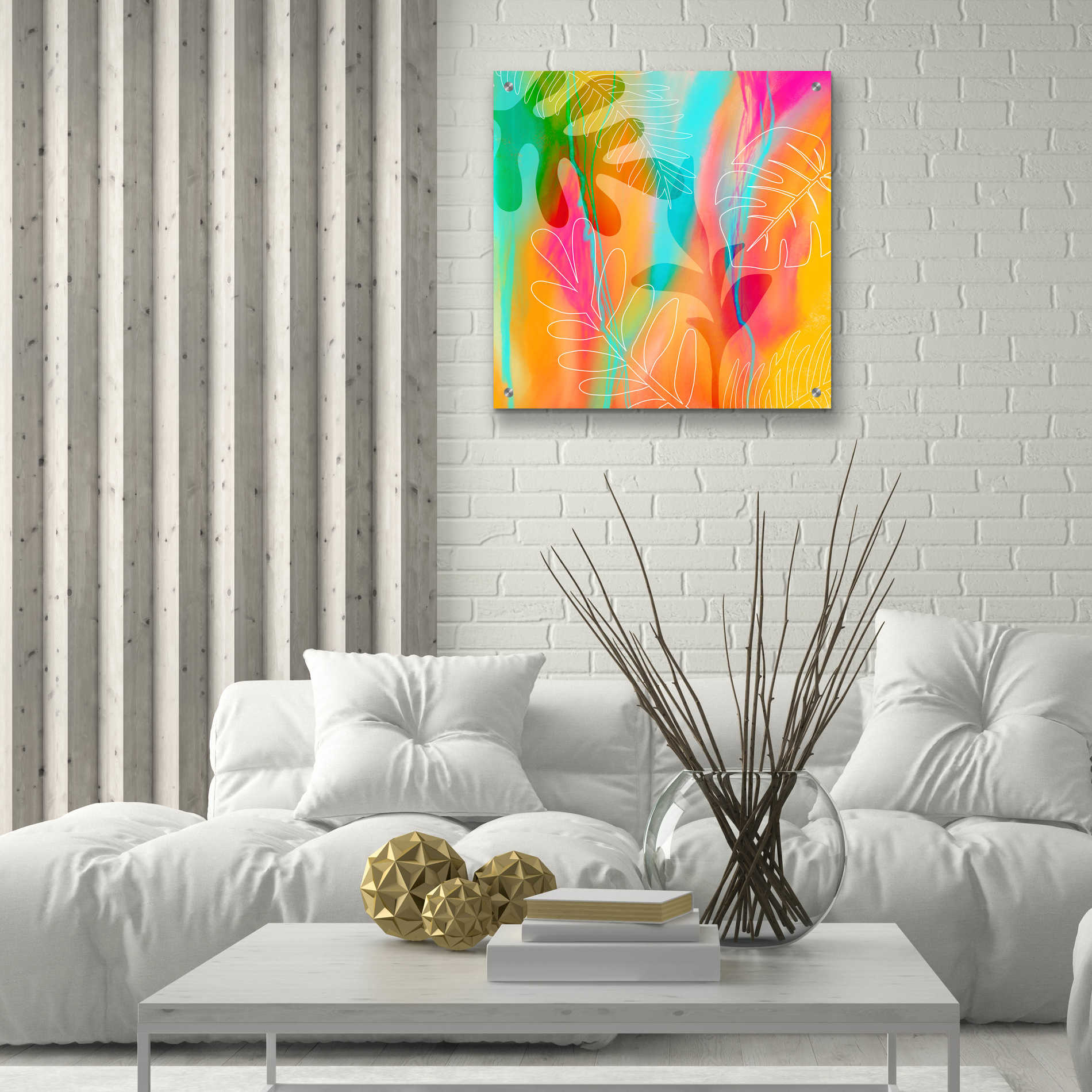 Epic Art 'Tropical Journey' by Andrea Haase Acrylic Glass Wall Art,24x24