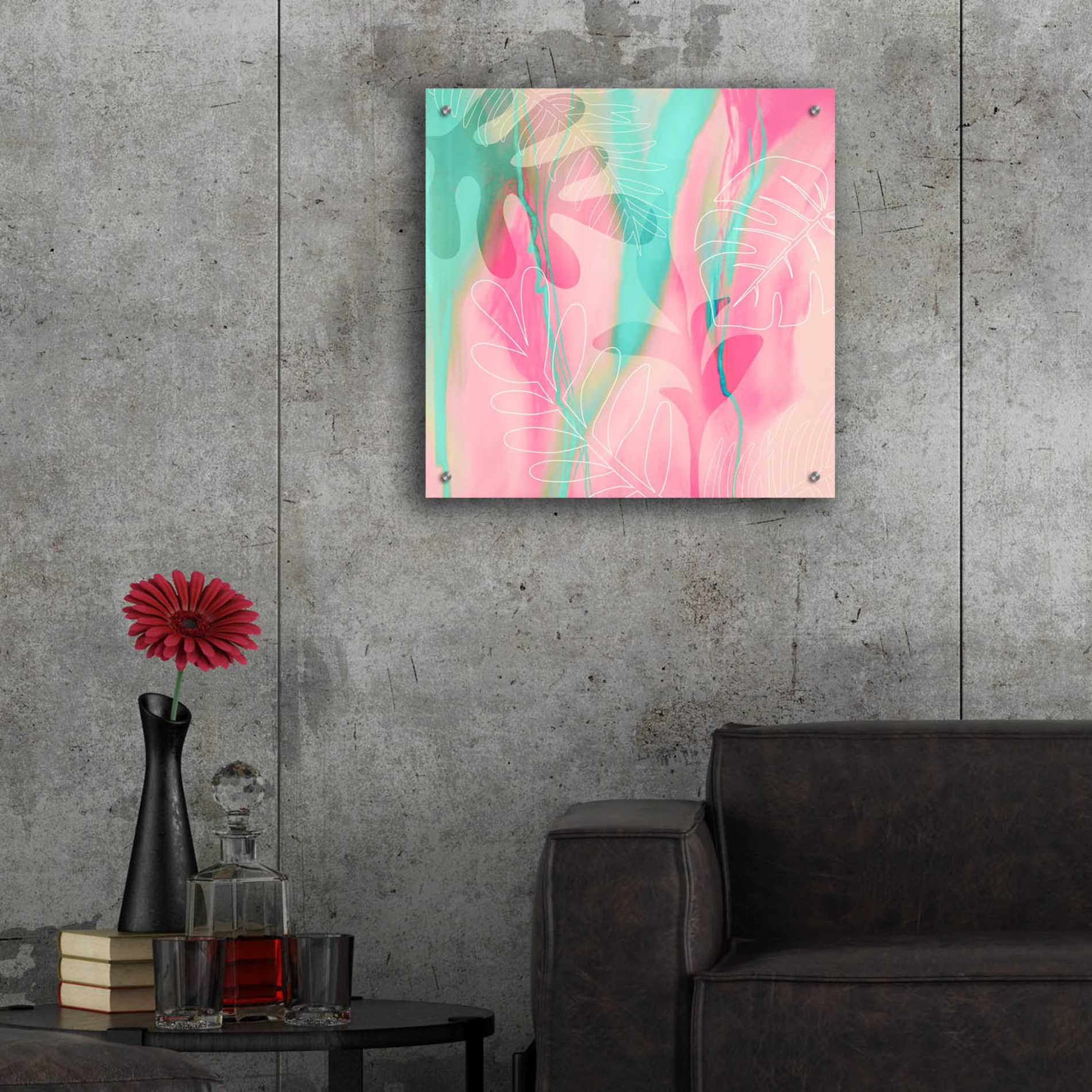 Epic Art 'Tropical Dream' by Andrea Haase Acrylic Glass Wall Art,24x24