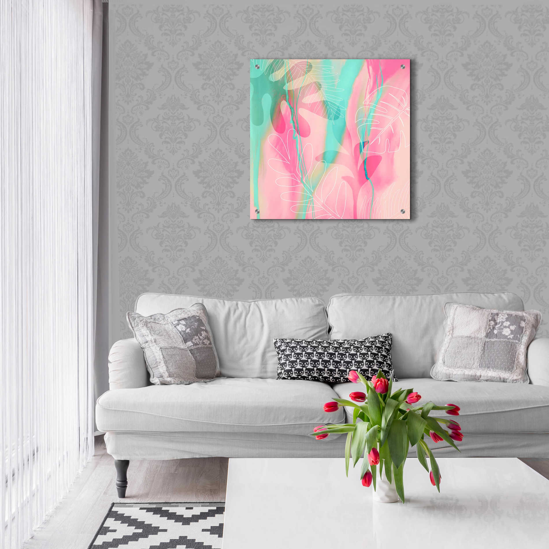 Epic Art 'Tropical Dream' by Andrea Haase Acrylic Glass Wall Art,24x24