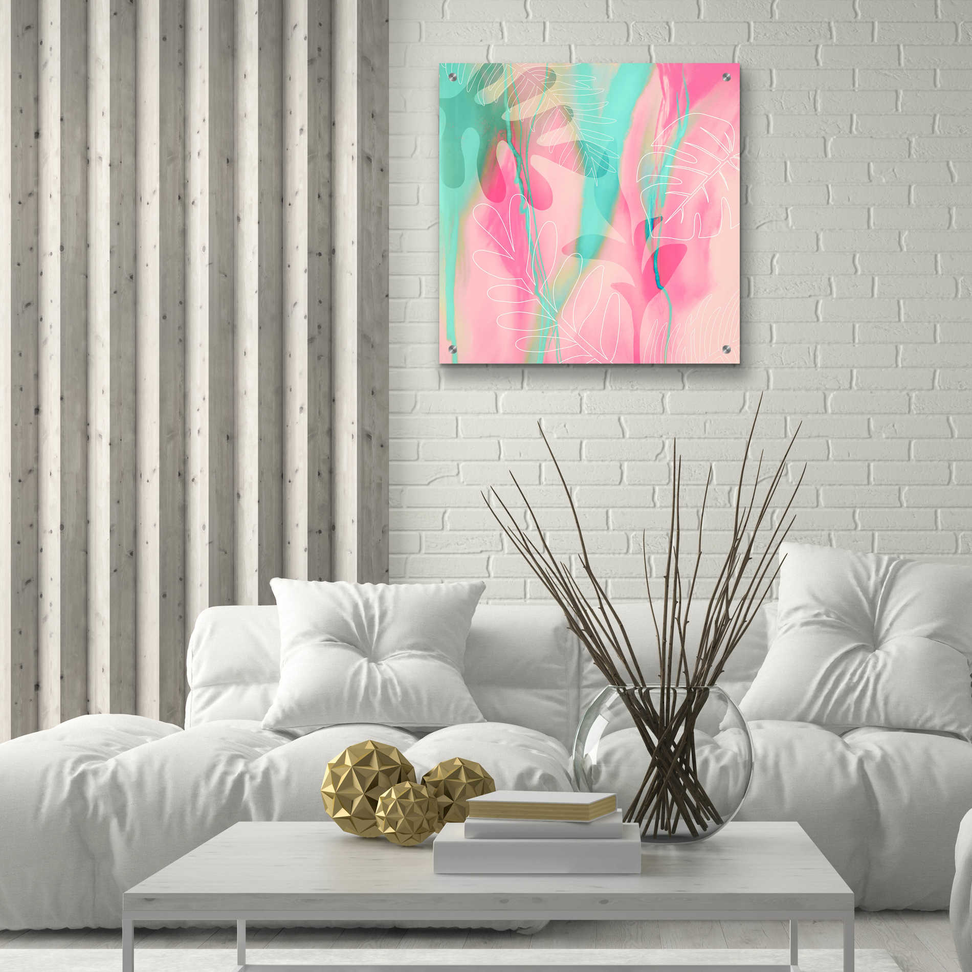 Epic Art 'Tropical Dream' by Andrea Haase Acrylic Glass Wall Art,24x24