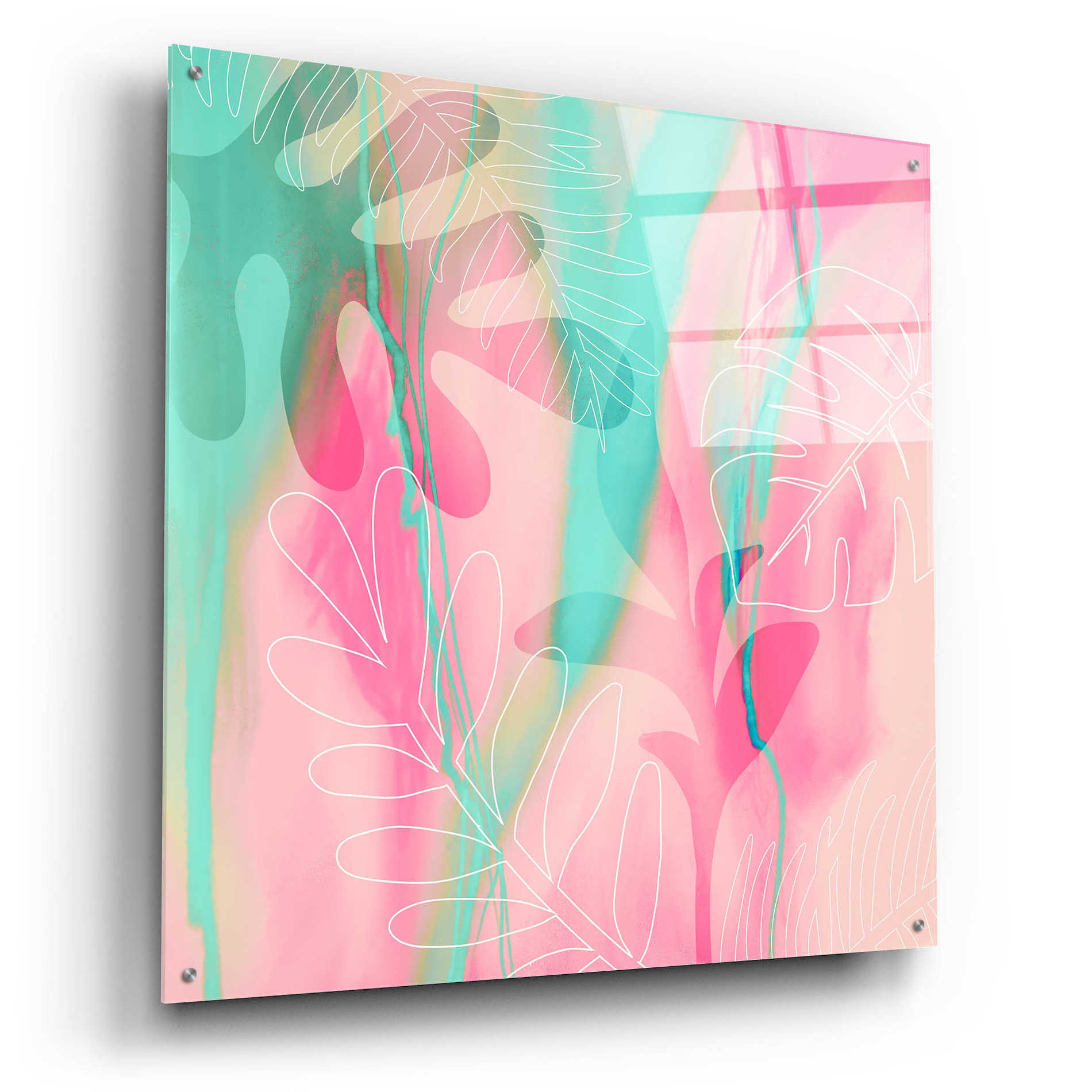 Epic Art 'Tropical Dream' by Andrea Haase Acrylic Glass Wall Art,36x36