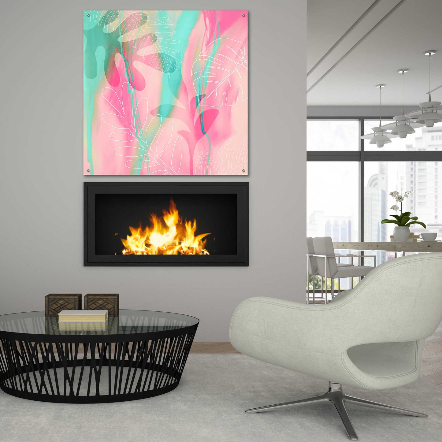 Epic Art 'Tropical Dream' by Andrea Haase Acrylic Glass Wall Art,36x36