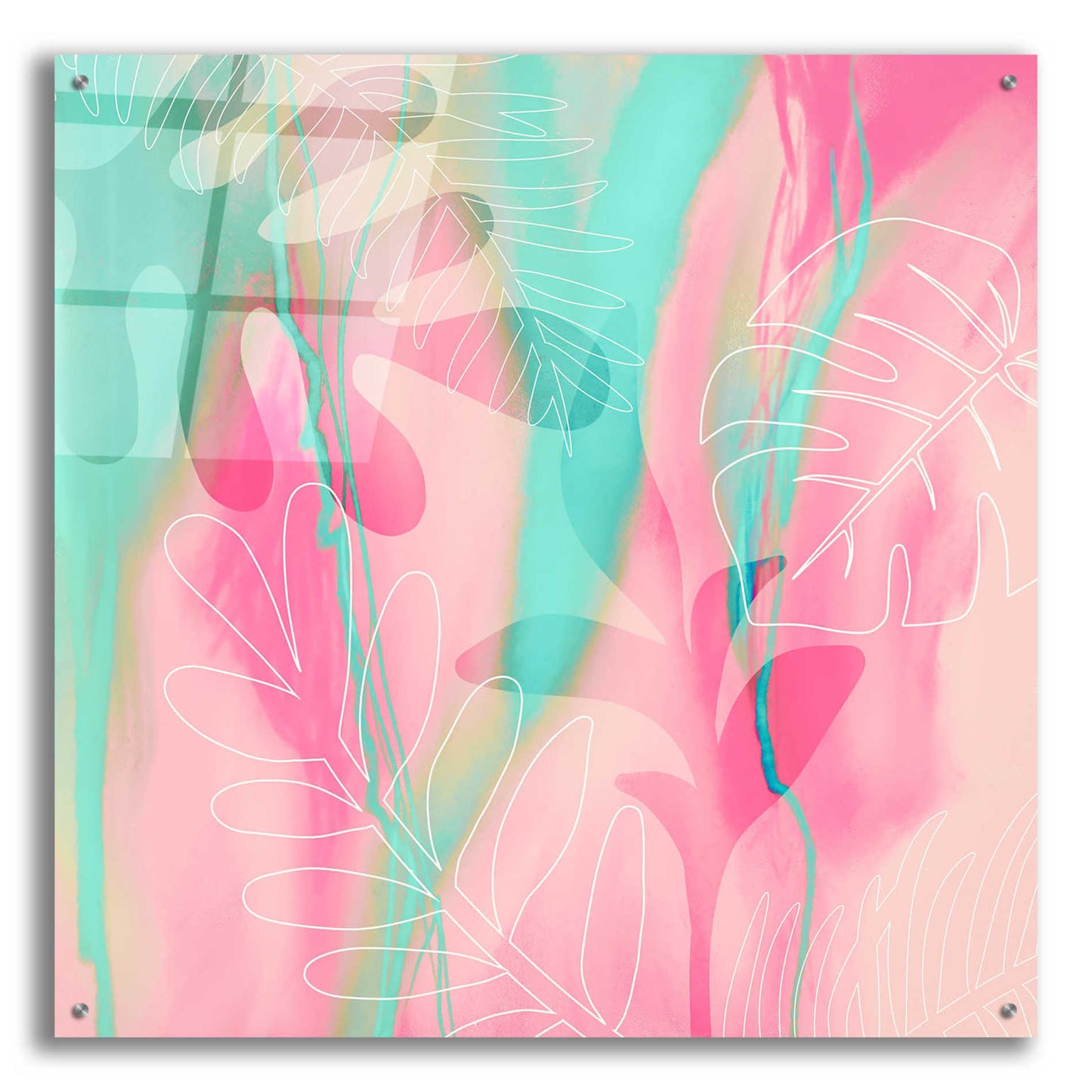 Epic Art 'Tropical Dream' by Andrea Haase Acrylic Glass Wall Art,36x36