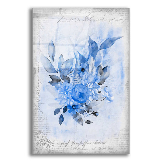 Epic Art 'Blue Flower Dream' by Andrea Haase Acrylic Glass Wall Art