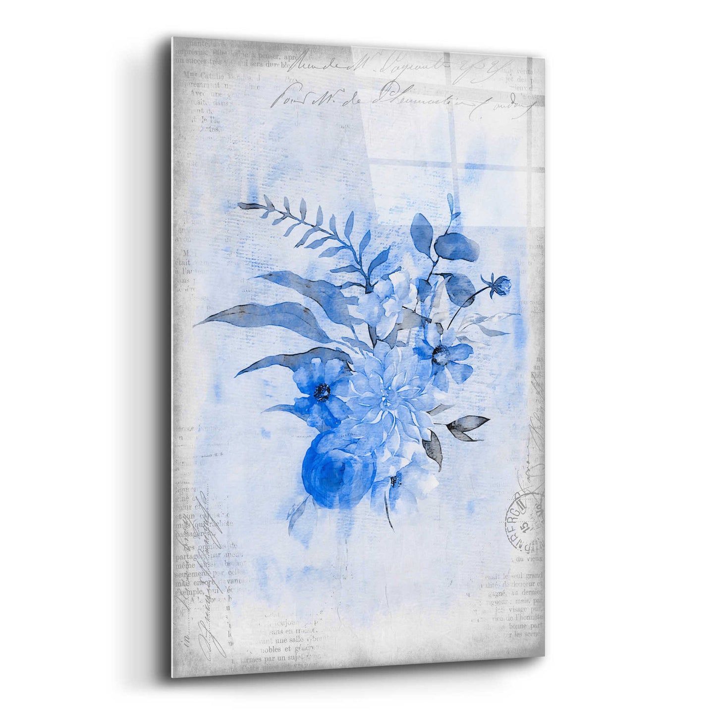 Epic Art 'Blue Summer' by Andrea Haase Acrylic Glass Wall Art,12x16