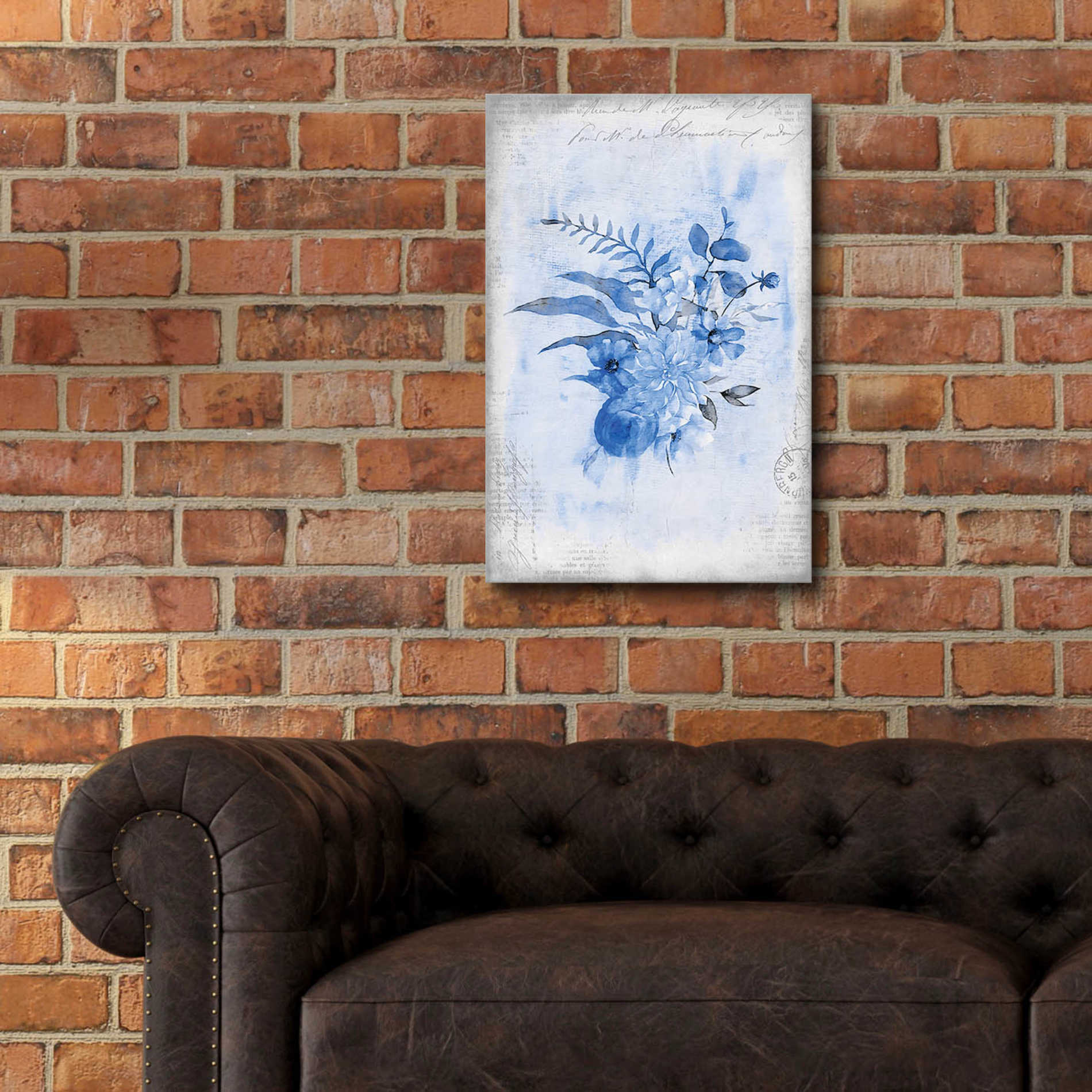 Epic Art 'Blue Summer' by Andrea Haase Acrylic Glass Wall Art,16x24