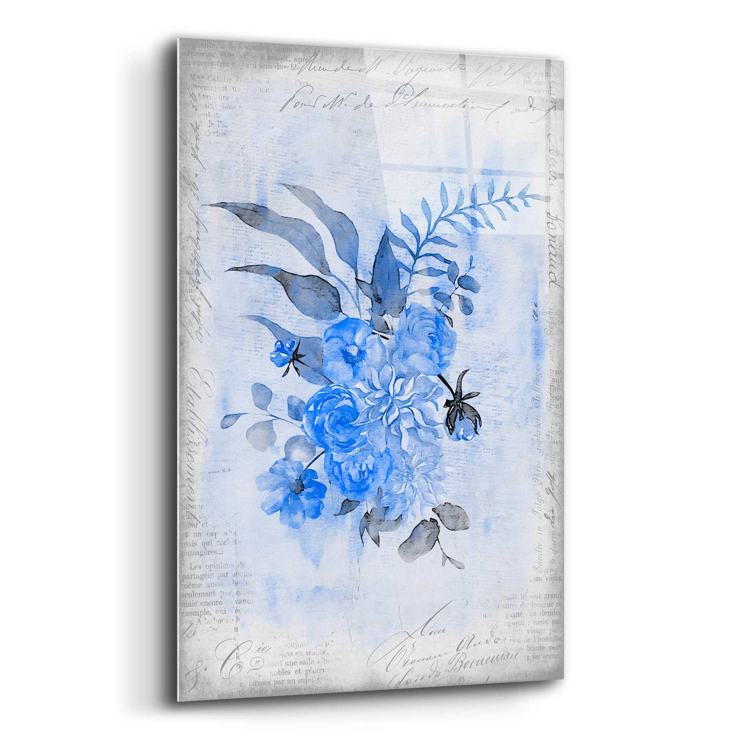 Epic Art 'Blue Spring' by Andrea Haase Acrylic Glass Wall Art,12x16