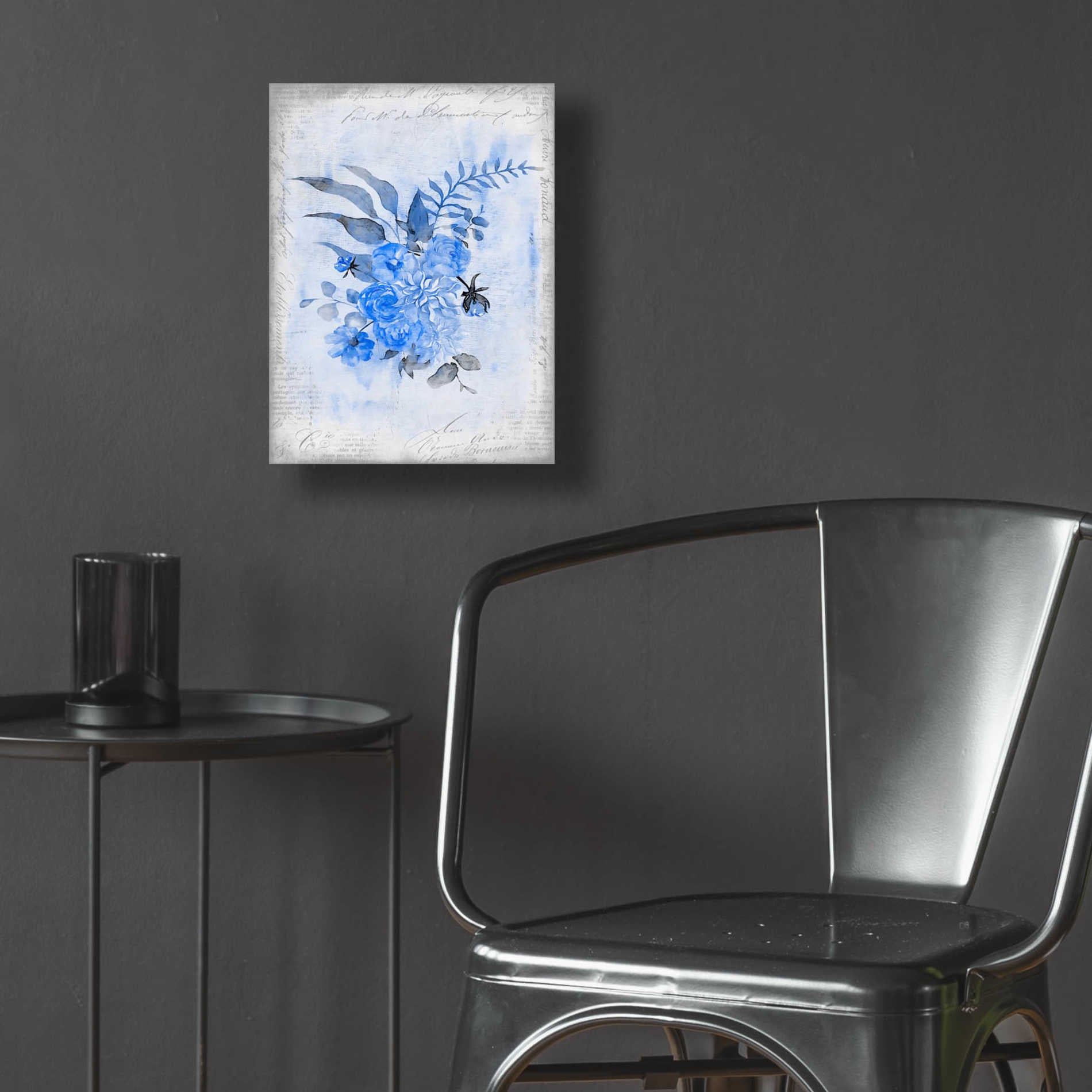 Epic Art 'Blue Spring' by Andrea Haase Acrylic Glass Wall Art,12x16