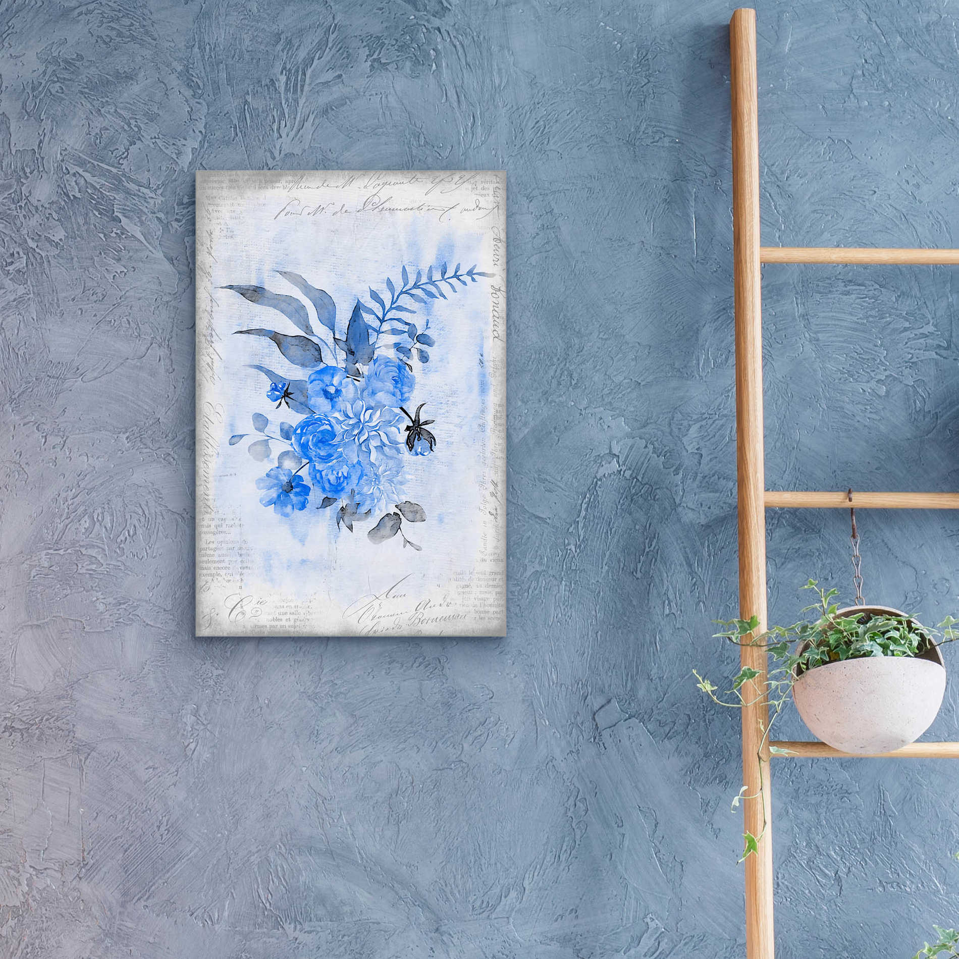 Epic Art 'Blue Spring' by Andrea Haase Acrylic Glass Wall Art,16x24