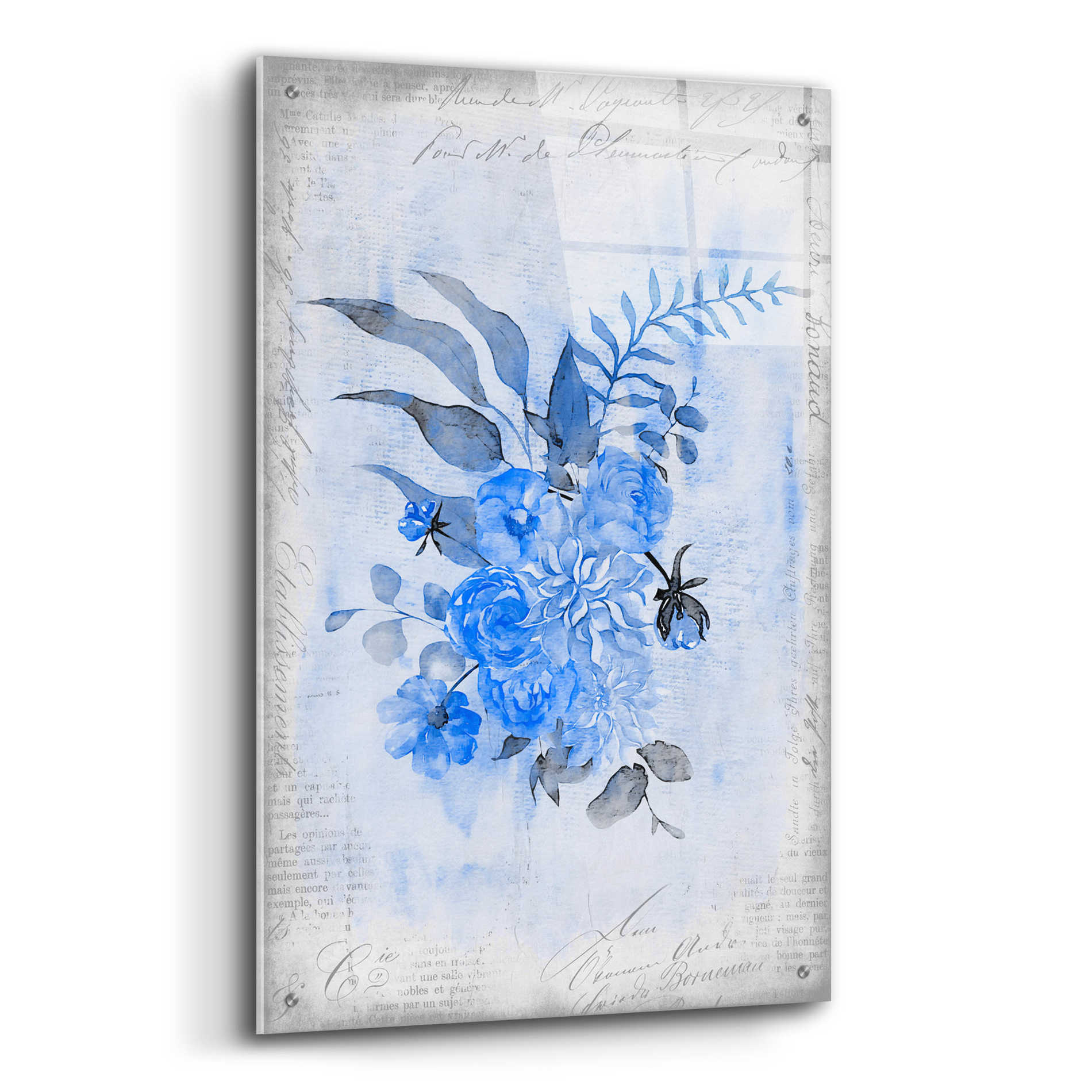 Epic Art 'Blue Spring' by Andrea Haase Acrylic Glass Wall Art,24x36