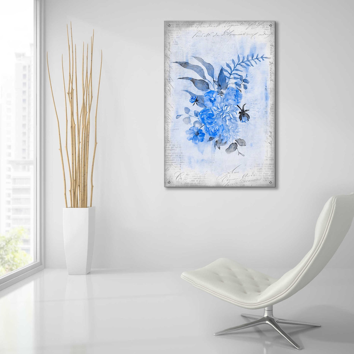 Epic Art 'Blue Spring' by Andrea Haase Acrylic Glass Wall Art,24x36