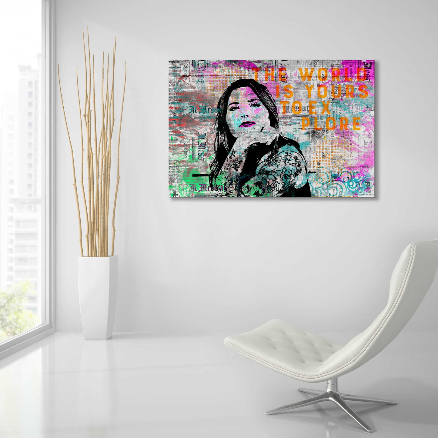 Epic Art 'Urban Living' by Andrea Haase Acrylic Glass Wall Art,36x24