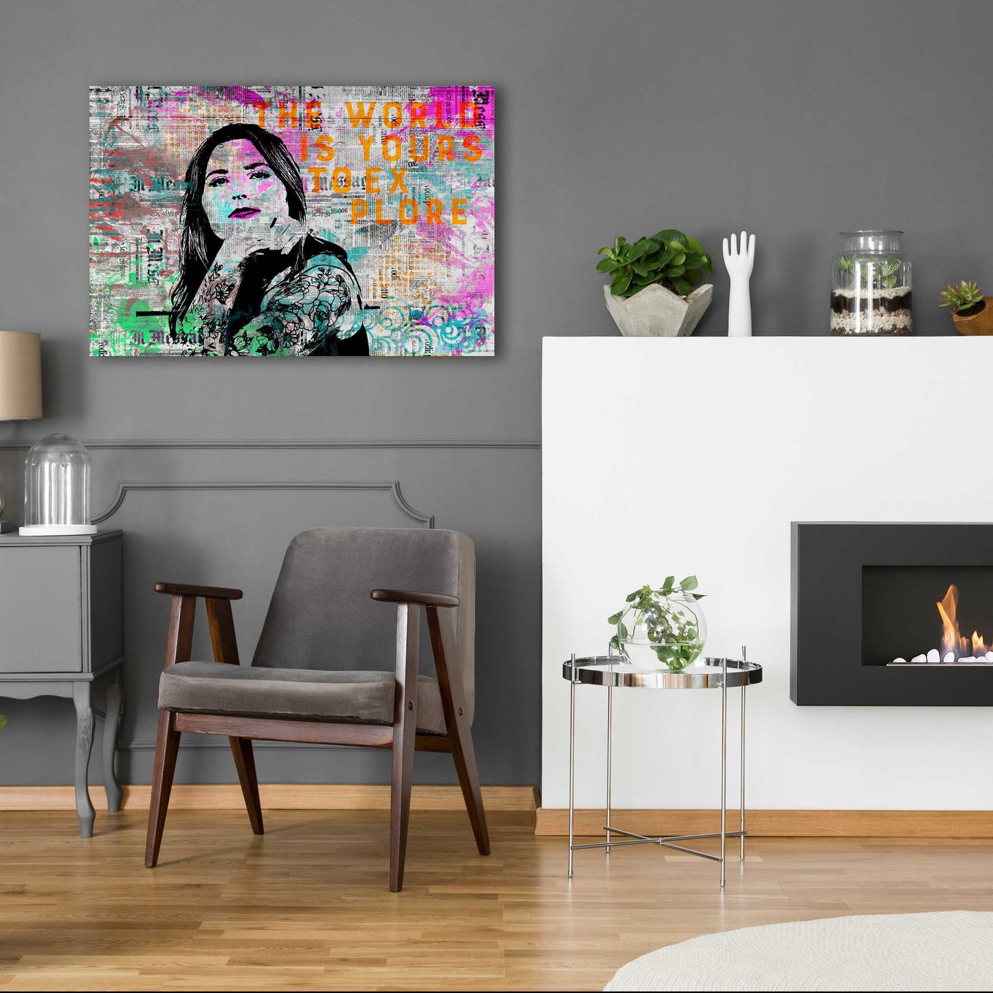 Epic Art 'Urban Living' by Andrea Haase Acrylic Glass Wall Art,36x24