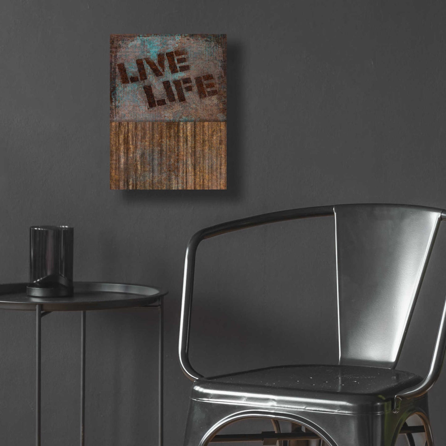 Epic Art 'Live Life' by Andrea Haase Acrylic Glass Wall Art,12x16