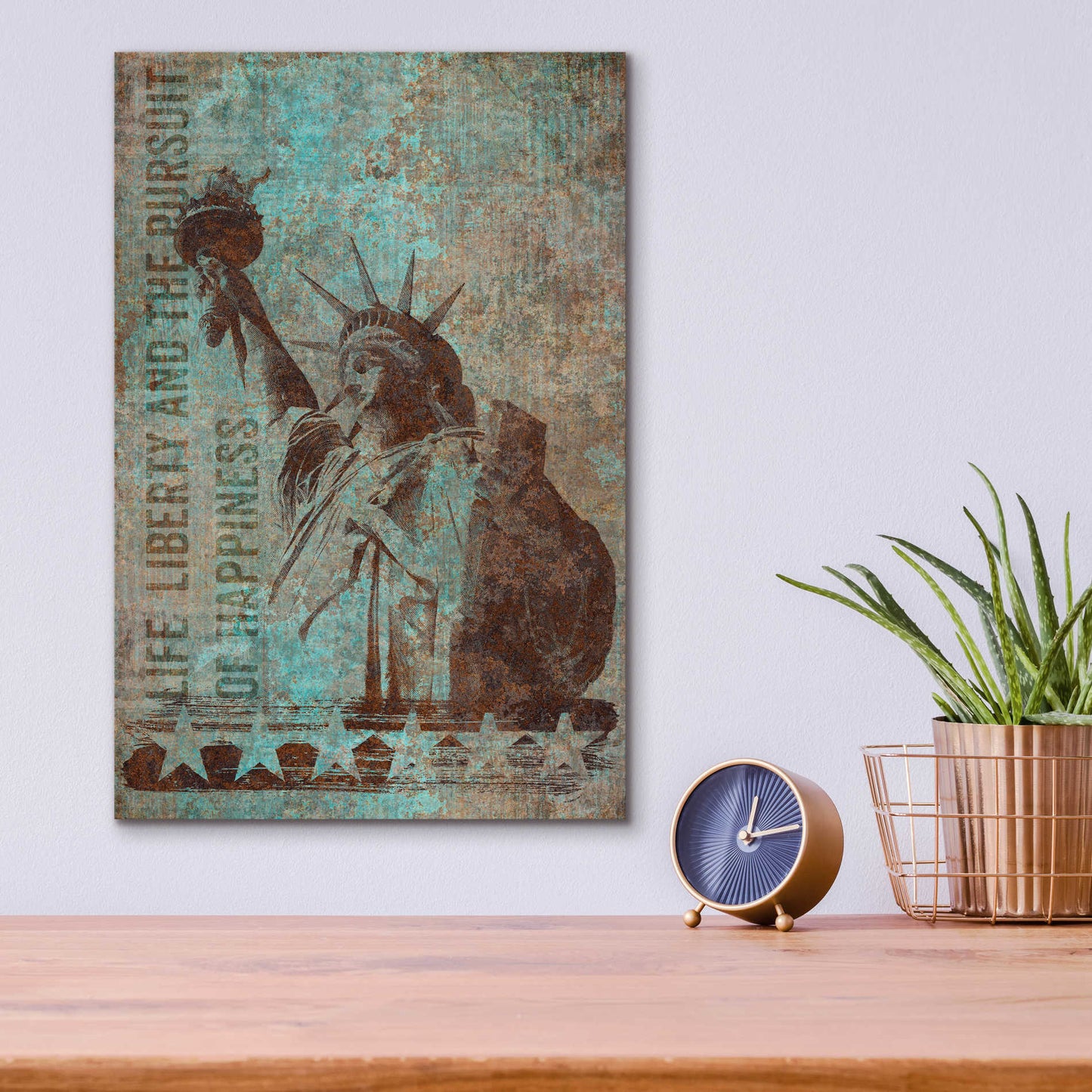 Epic Art 'Rusty Lady' by Andrea Haase Acrylic Glass Wall Art,12x16