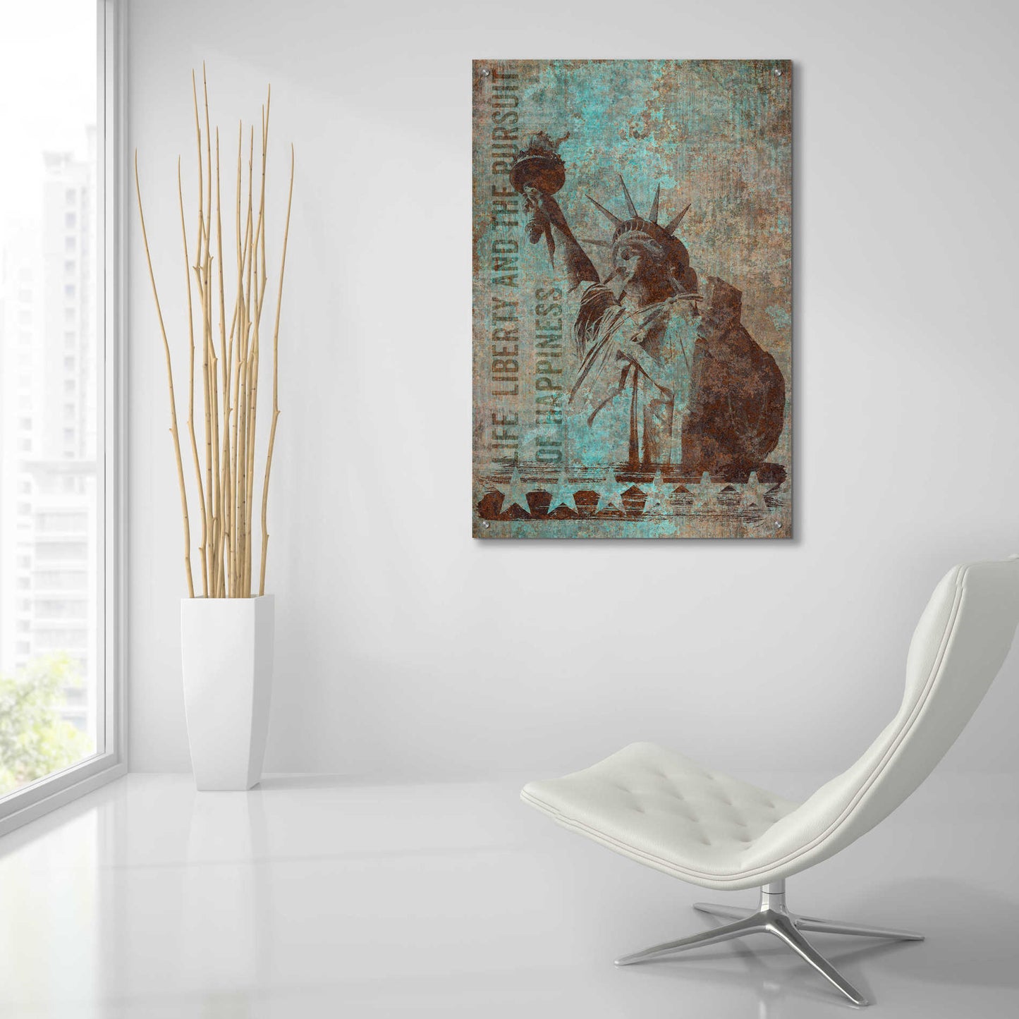 Epic Art 'Rusty Lady' by Andrea Haase Acrylic Glass Wall Art,24x36