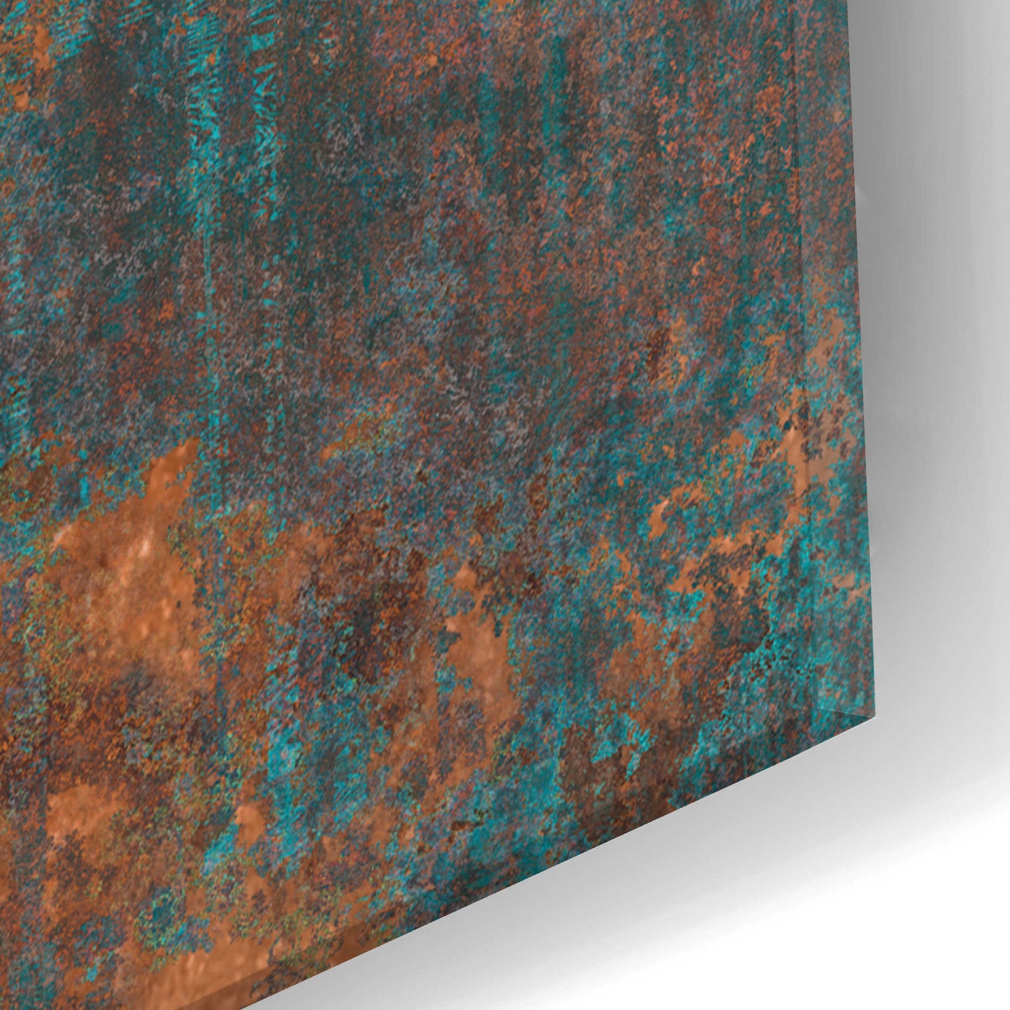 Epic Art 'Moon Symbiosis Of Rust And Copper' by Andrea Haase Acrylic Glass Wall Art,16x24