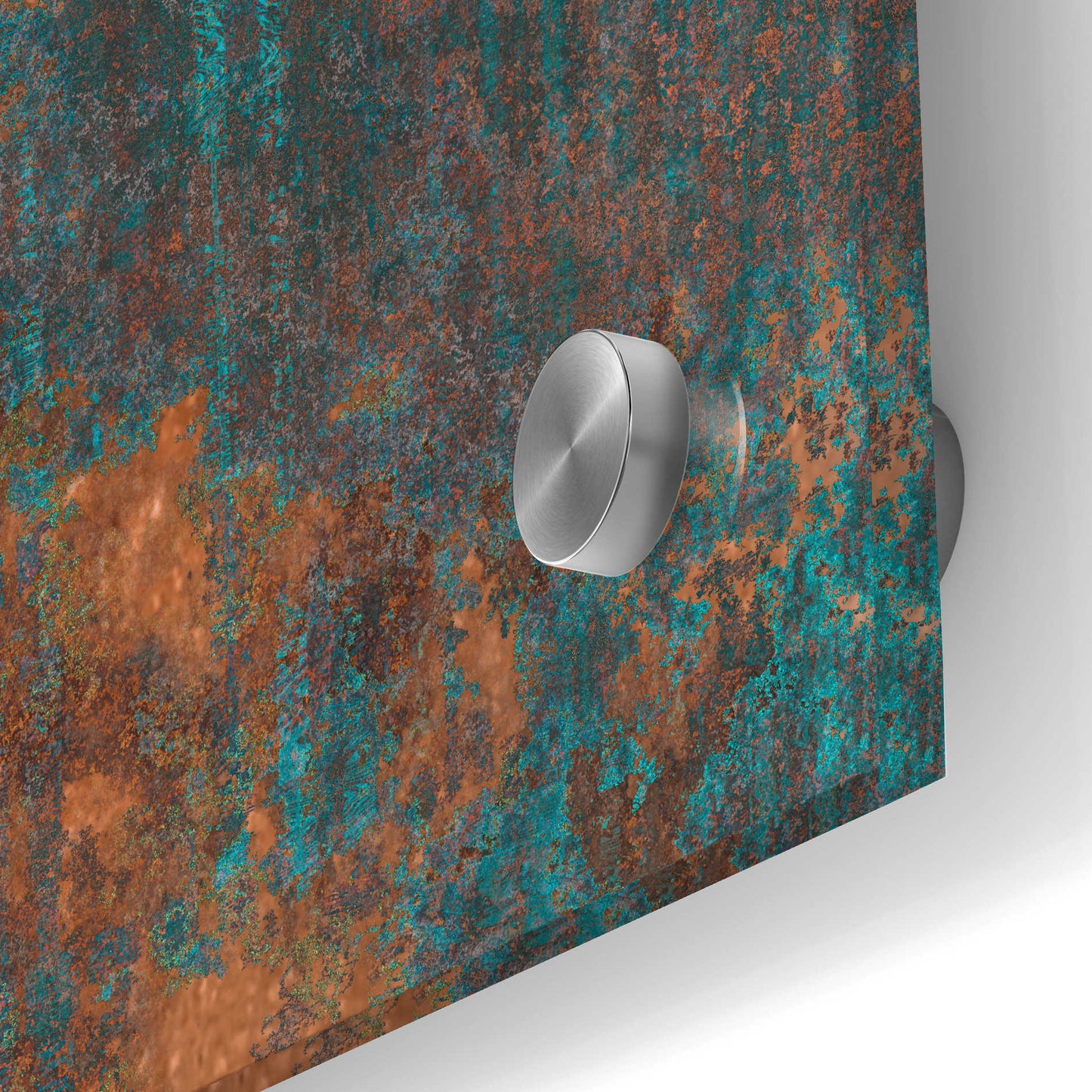 Epic Art 'Moon Symbiosis Of Rust And Copper' by Andrea Haase Acrylic Glass Wall Art,24x36