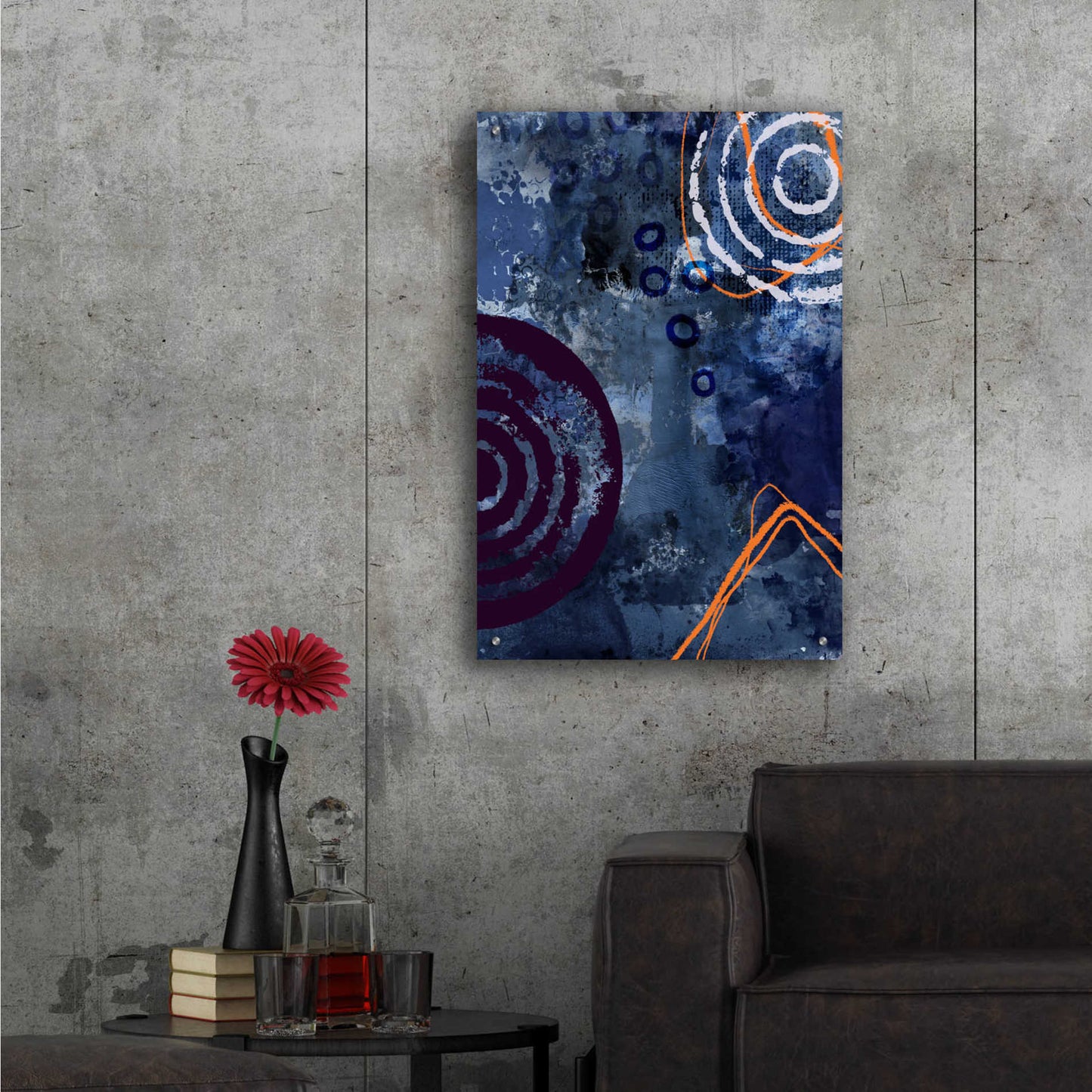 Epic Art 'Nightscape Rush' by Andrea Haase Acrylic Glass Wall Art,24x36