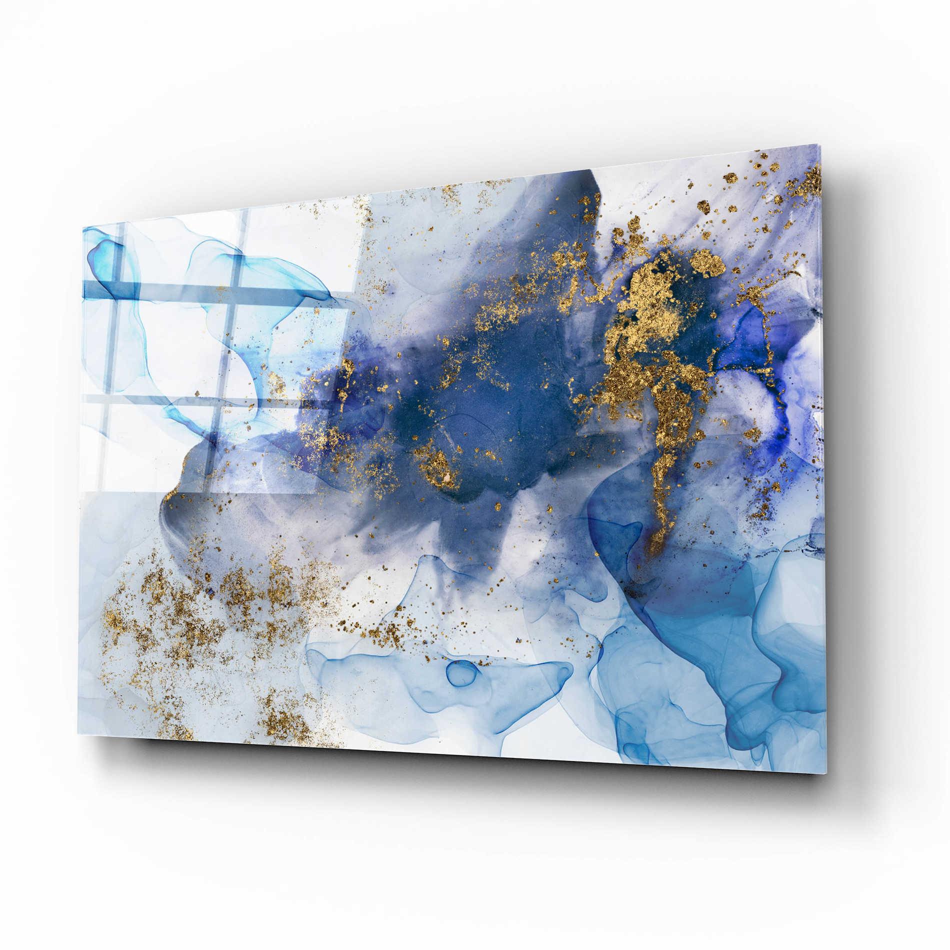 Epic Art 'Alcohol Ink Fantasy Vi' by Andrea Haase Acrylic Glass Wall Art,16x12