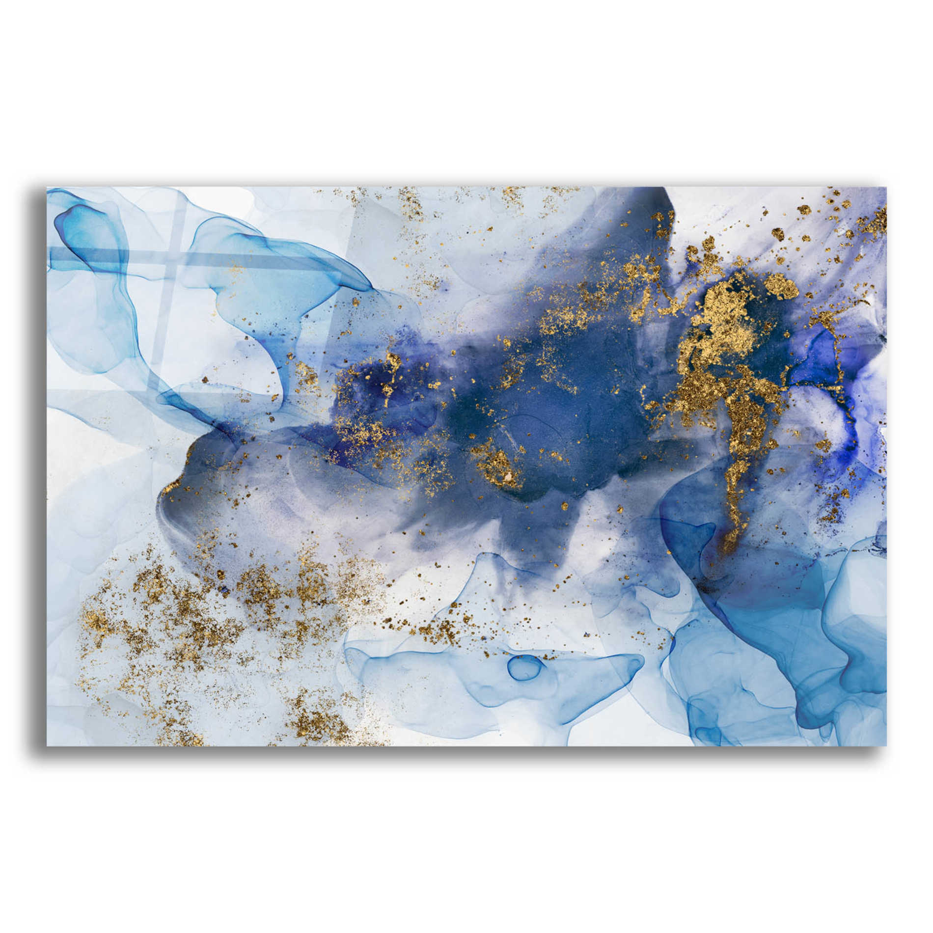 Epic Art 'Alcohol Ink Fantasy Vi' by Andrea Haase Acrylic Glass Wall Art,24x16