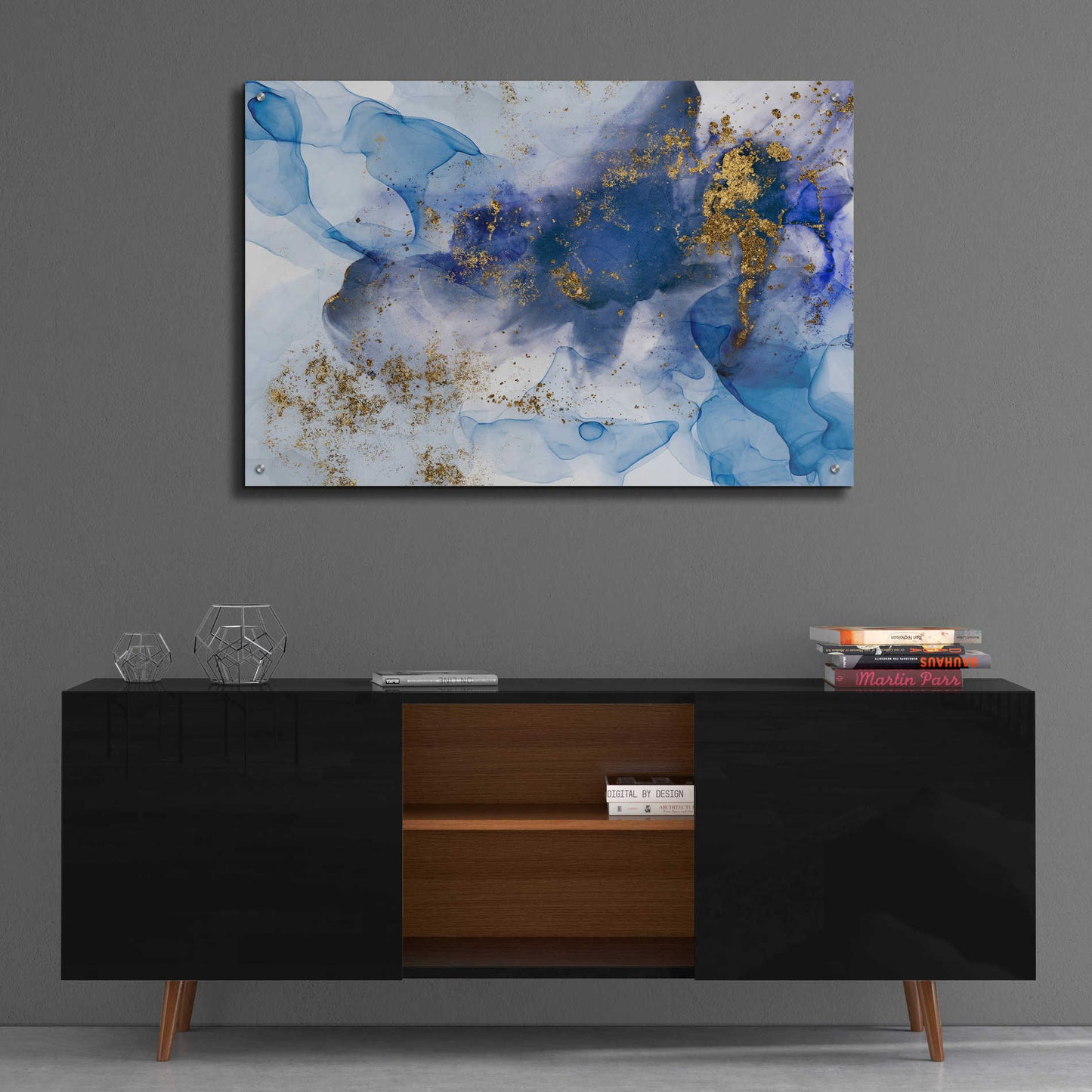 Epic Art 'Alcohol Ink Fantasy Vi' by Andrea Haase Acrylic Glass Wall Art,36x24