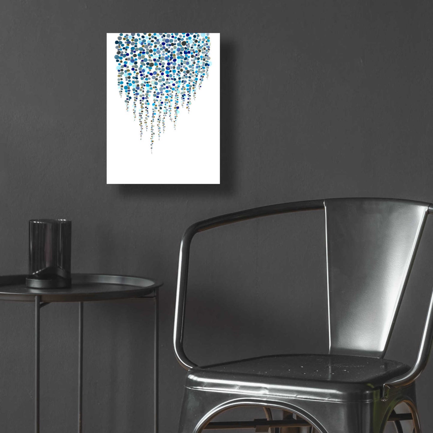 Epic Art 'Fancy Dots Blue' by Andrea Haase Acrylic Glass Wall Art,12x16