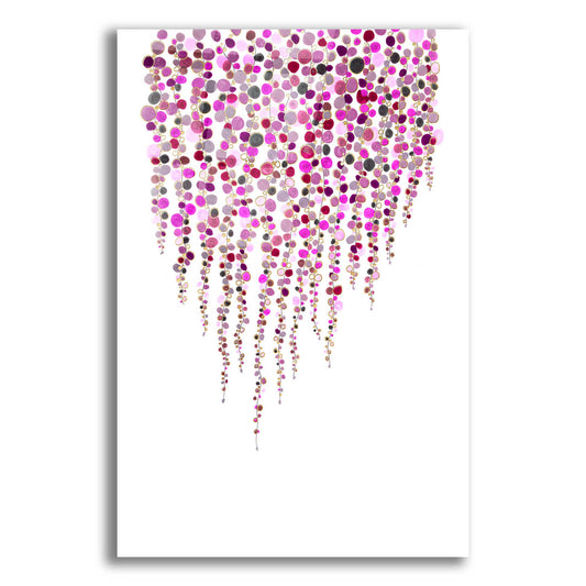 Epic Art 'Fancy Dots Pink' by Andrea Haase Acrylic Glass Wall Art