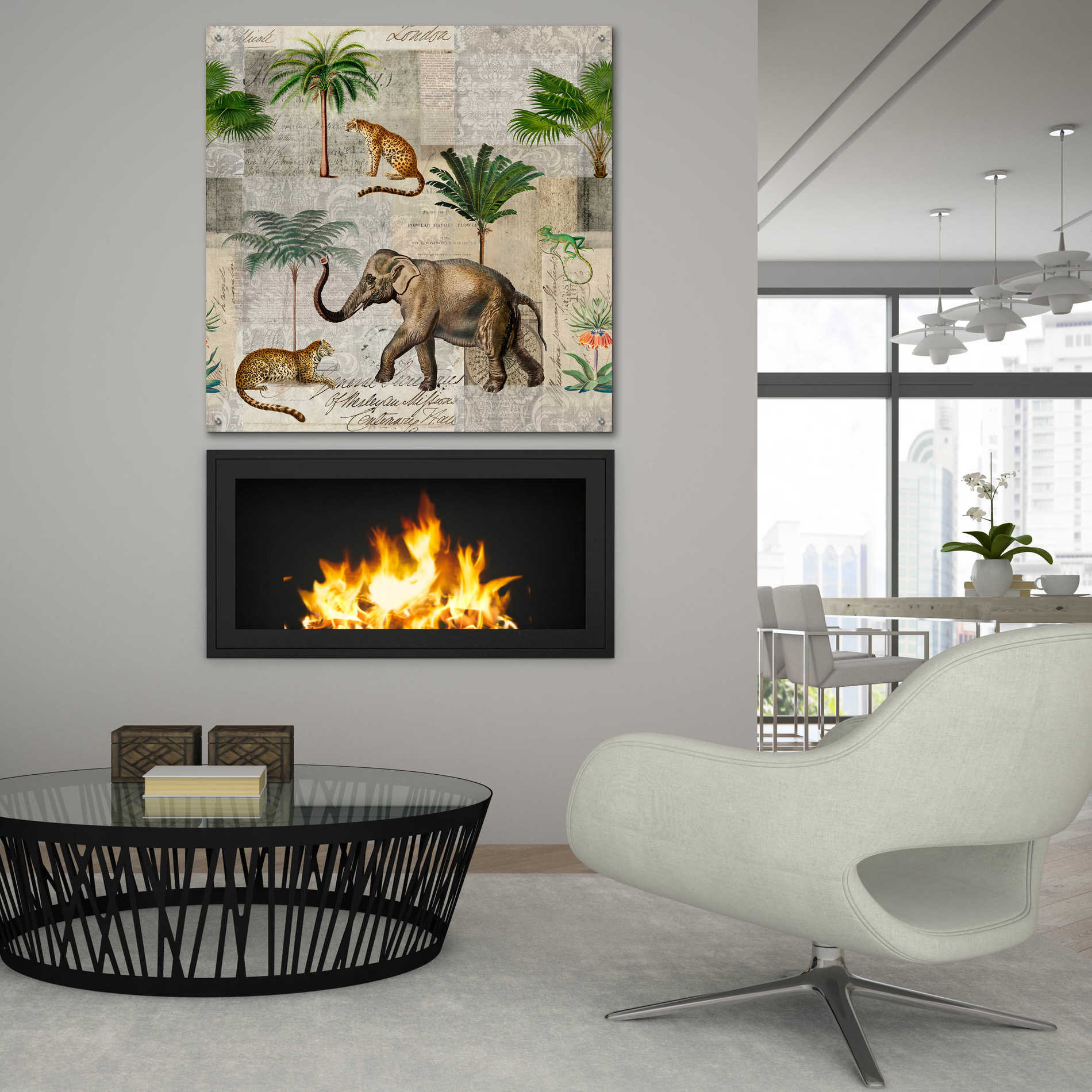 Epic Art 'The Magic Of Africa' by Andrea Haase Acrylic Glass Wall Art,36x36