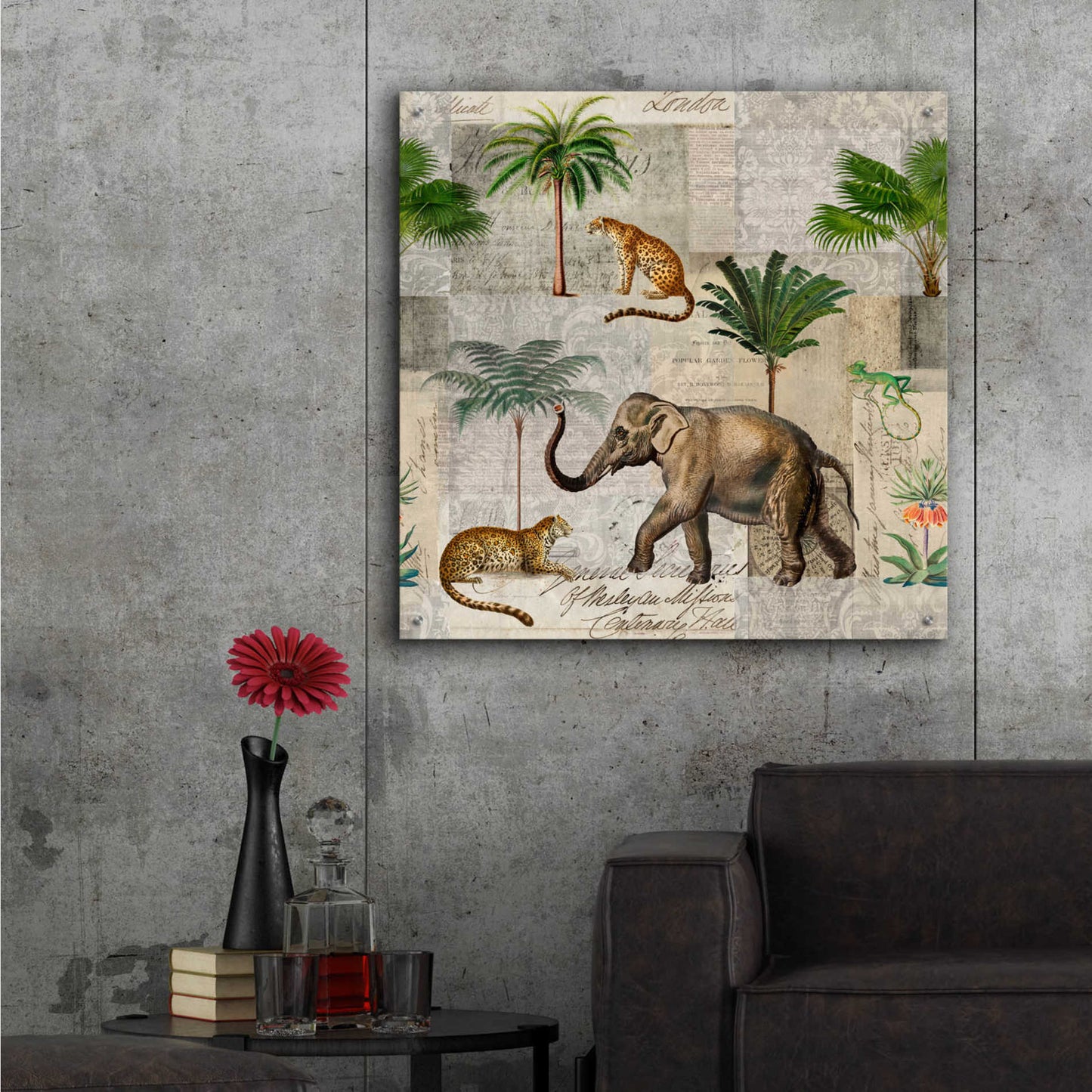 Epic Art 'The Magic Of Africa' by Andrea Haase Acrylic Glass Wall Art,36x36