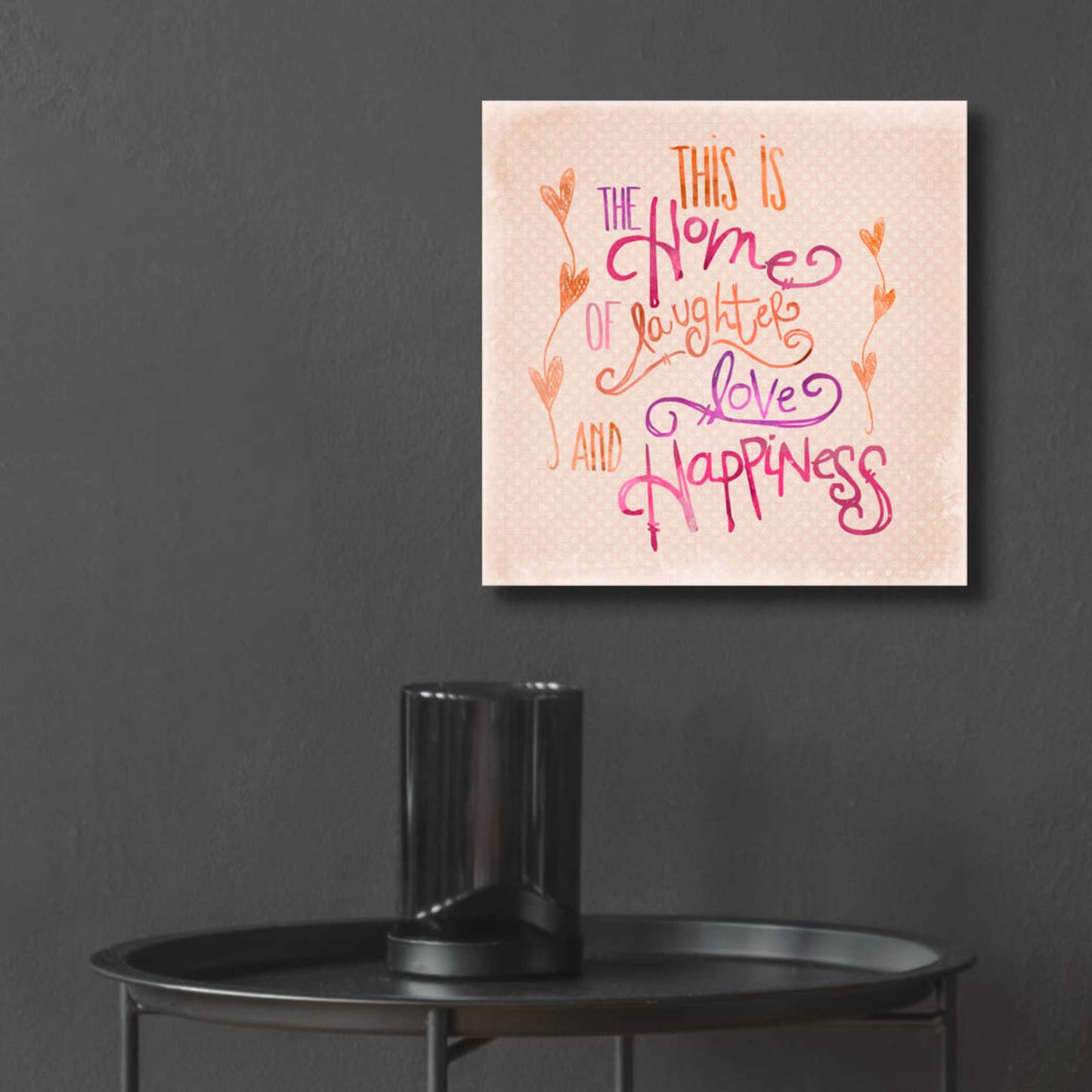 Epic Art 'Home Of Happiness' by Andrea Haase Acrylic Glass Wall Art,12x12