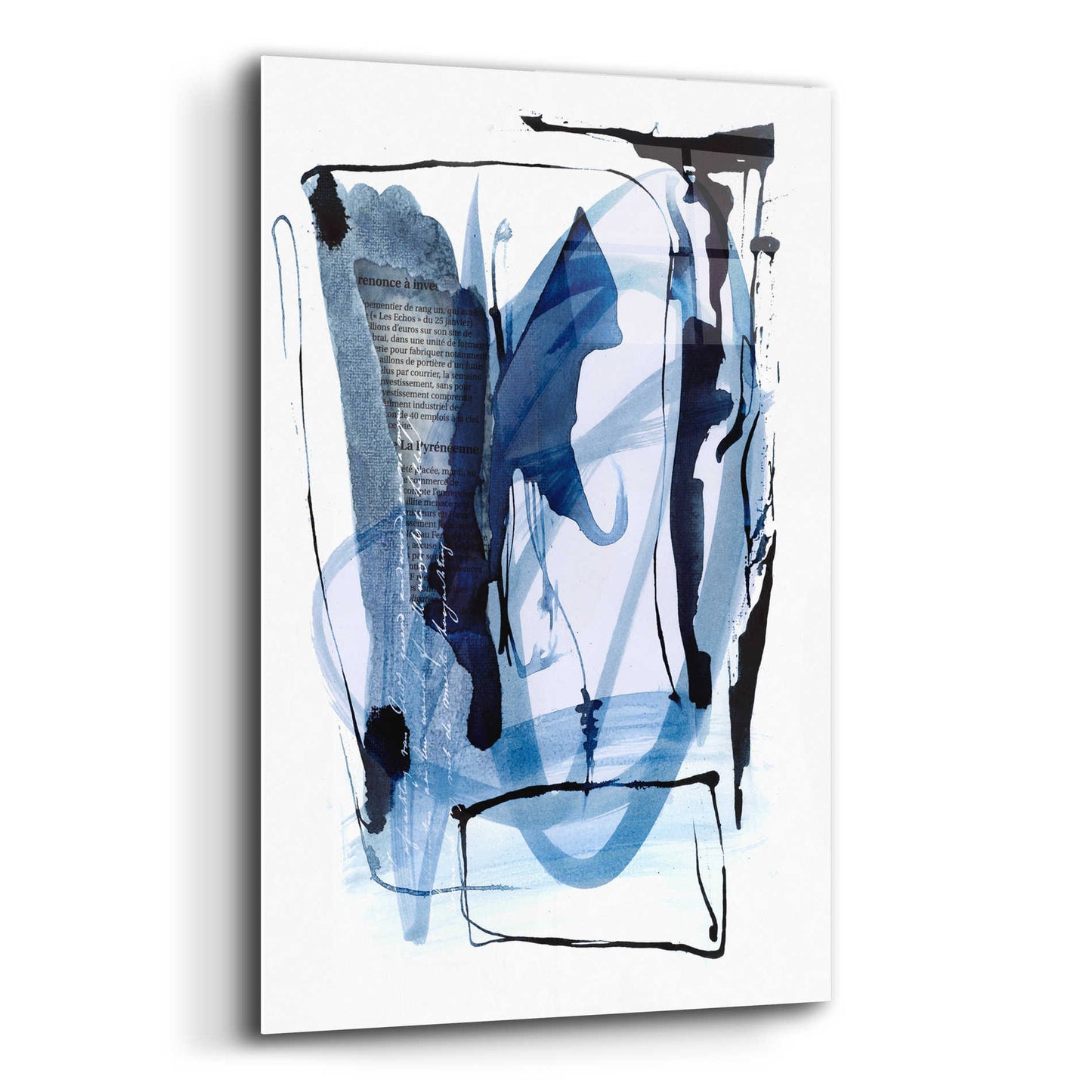 Epic Art 'Story Of Faith Blue' by Andrea Haase Acrylic Glass Wall Art,12x16