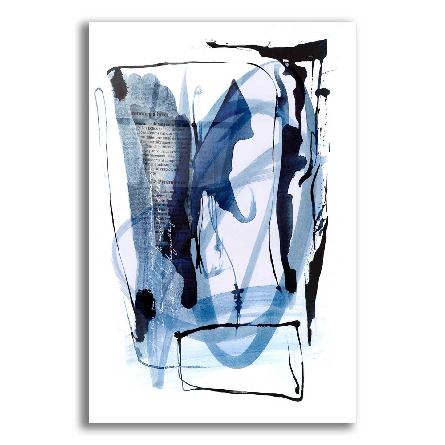 Epic Art 'Story Of Faith Blue' by Andrea Haase Acrylic Glass Wall Art,12x16