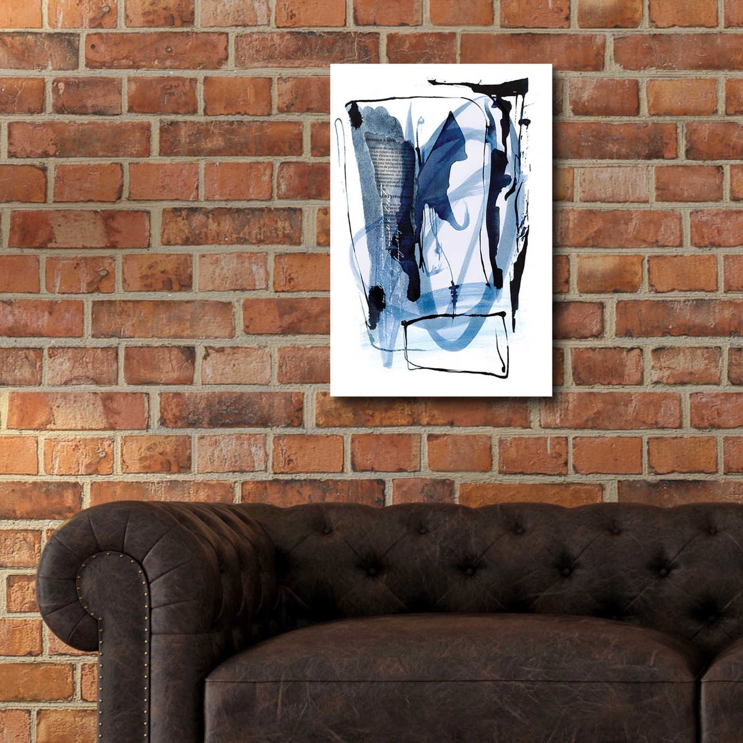 Epic Art 'Story Of Faith Blue' by Andrea Haase Acrylic Glass Wall Art,16x24