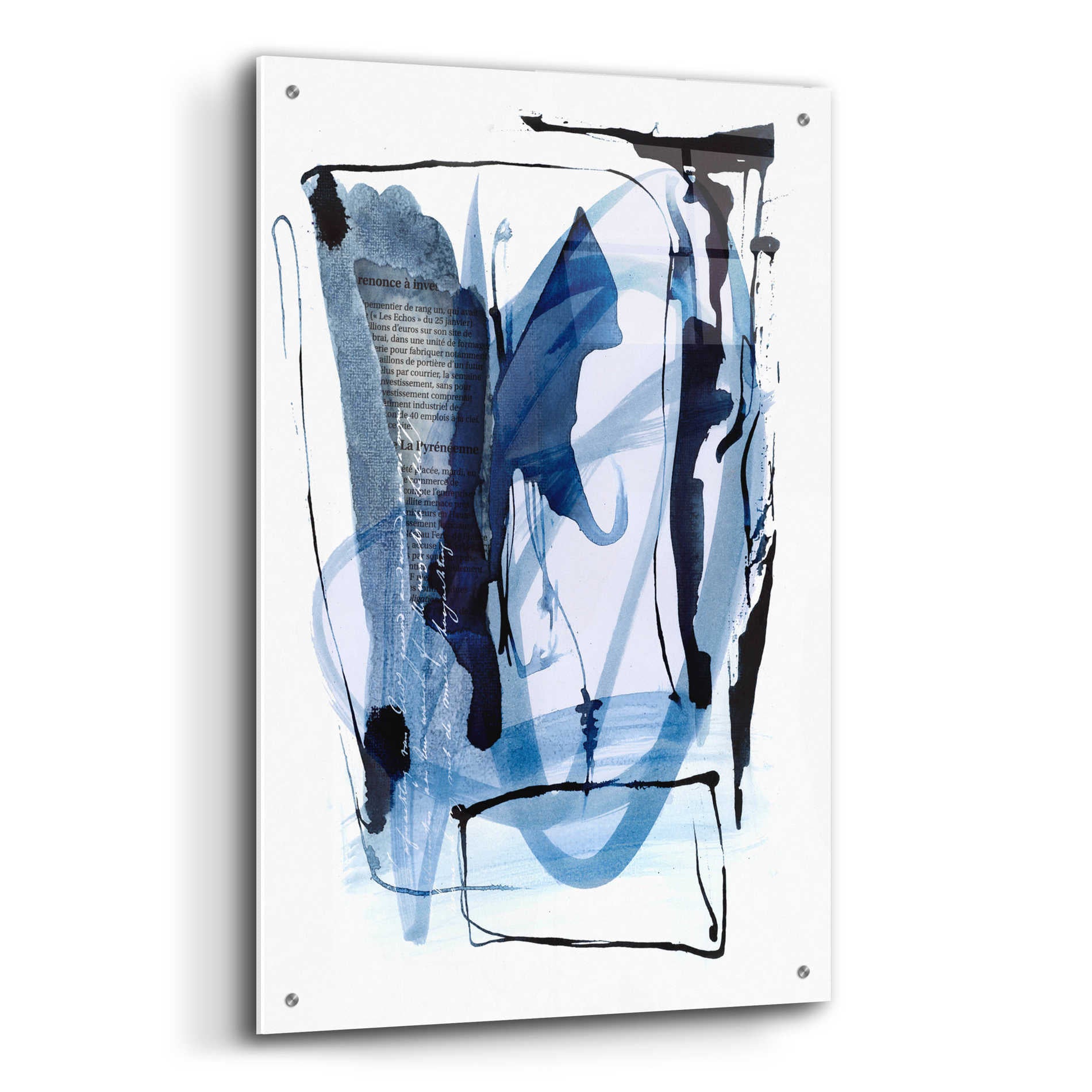 Epic Art 'Story Of Faith Blue' by Andrea Haase Acrylic Glass Wall Art,24x36