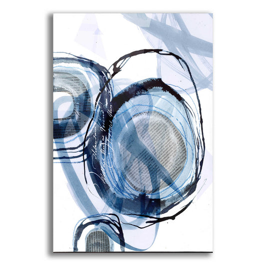 Epic Art 'Story Of Escape Blue' by Andrea Haase Acrylic Glass Wall Art